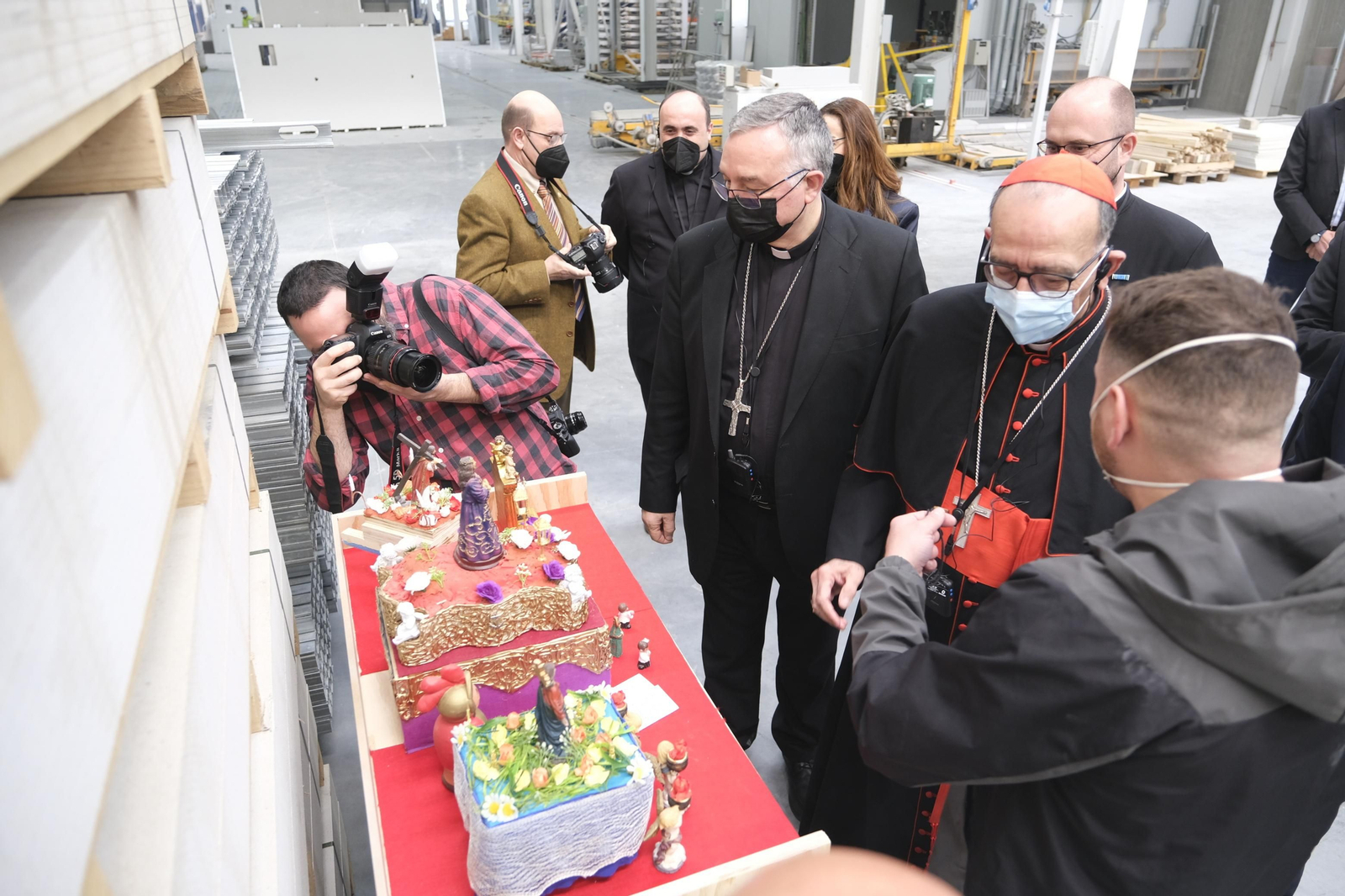 Bendición de las instalaciones de Hydrodiseño, en Huércal Overa (Almería)