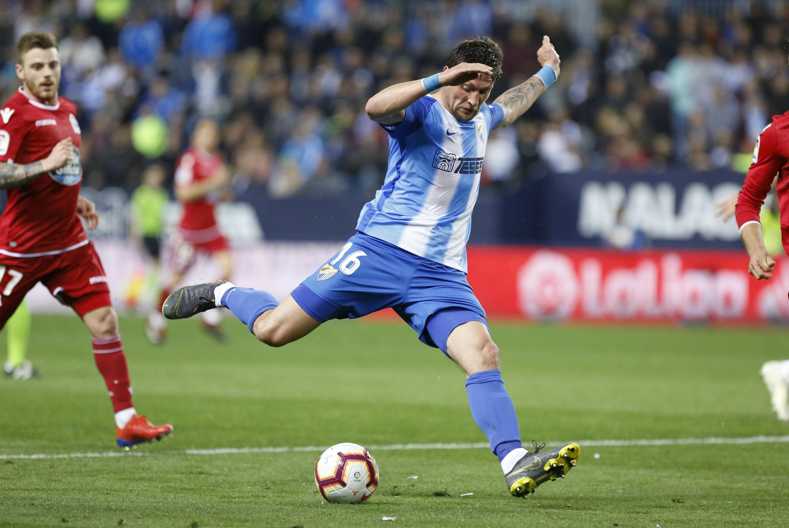 Las imágenes del Málaga - Deportivo Las imágenes del Málaga - Deportivo
