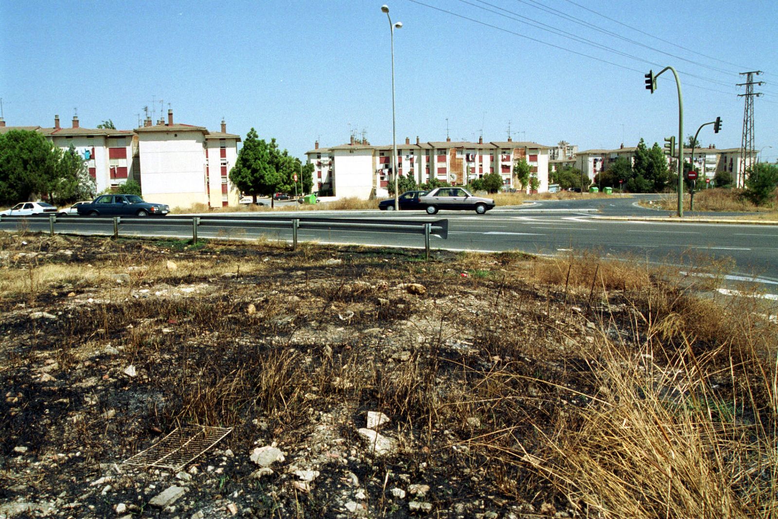 Vista general de la barriada de Pineda.