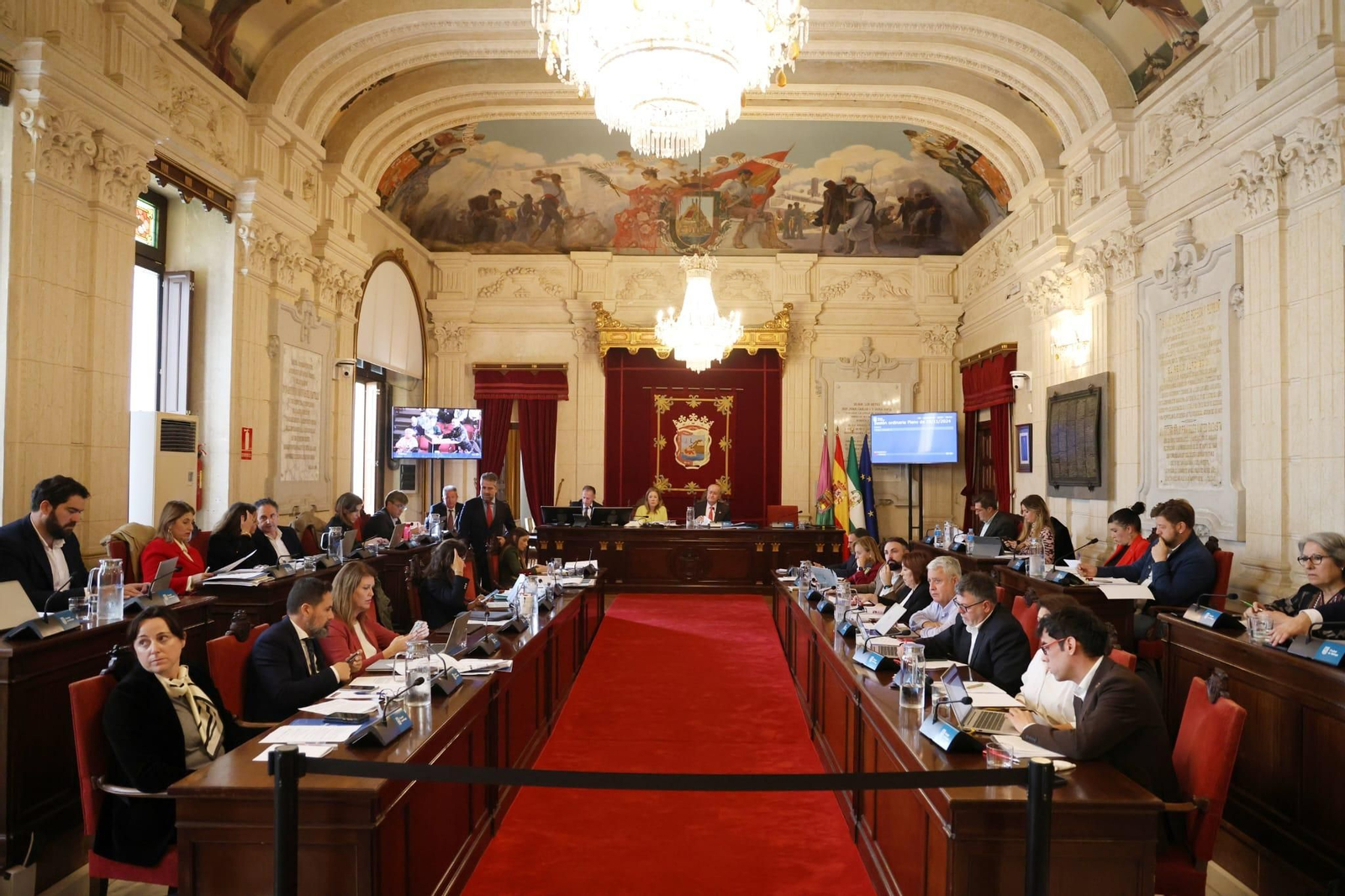 Pleno del Ayuntamiento de Málaga de noviembre.