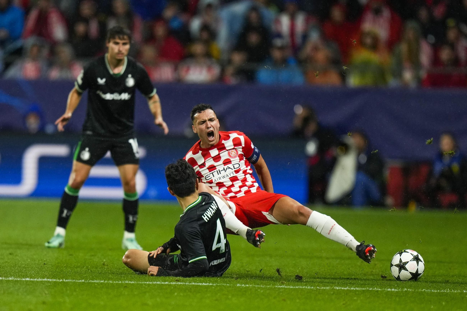 El Girona-Feyenoord de la Champions League, en fotos