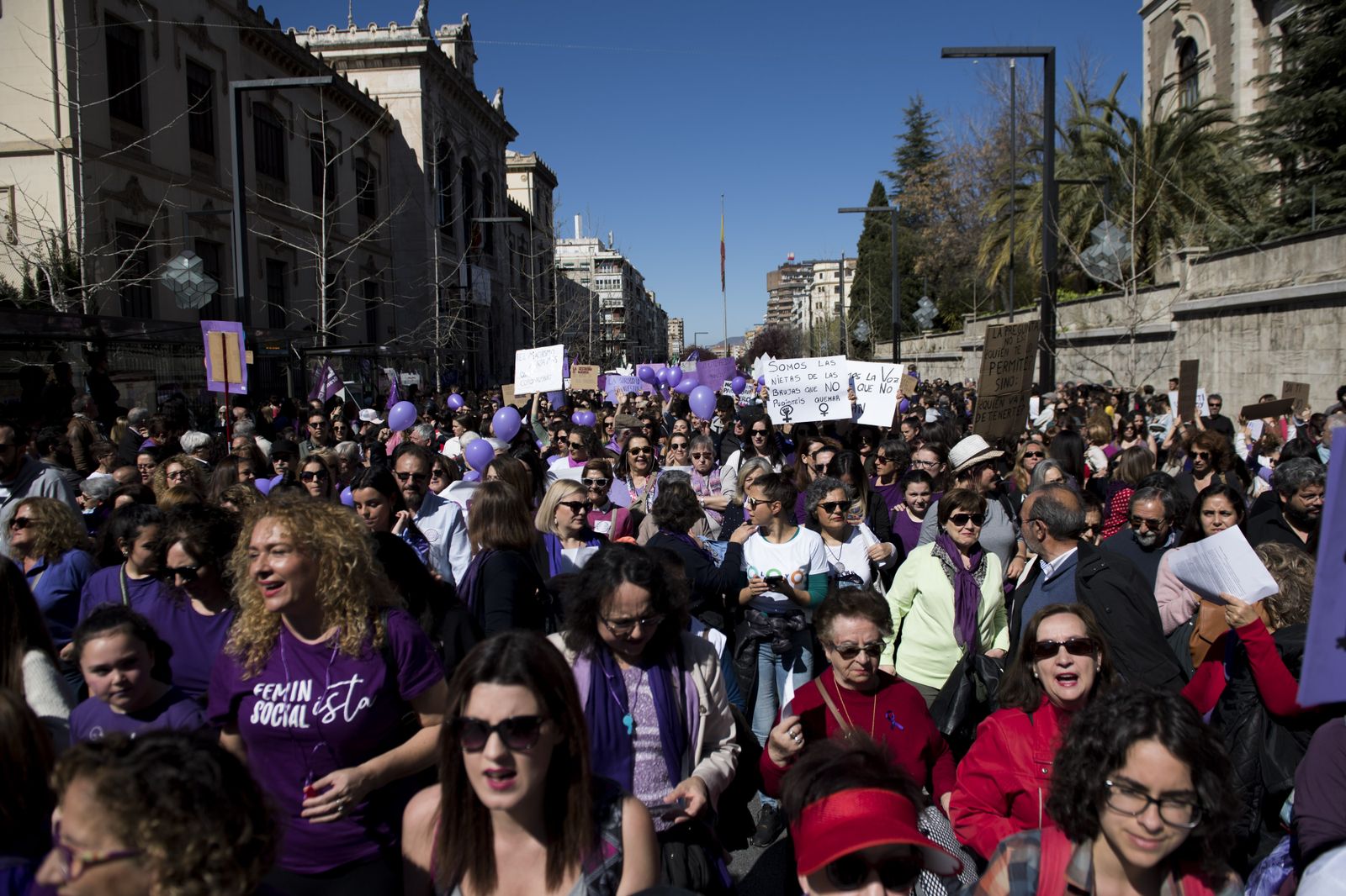 Así ha vivido Granada el 8-M