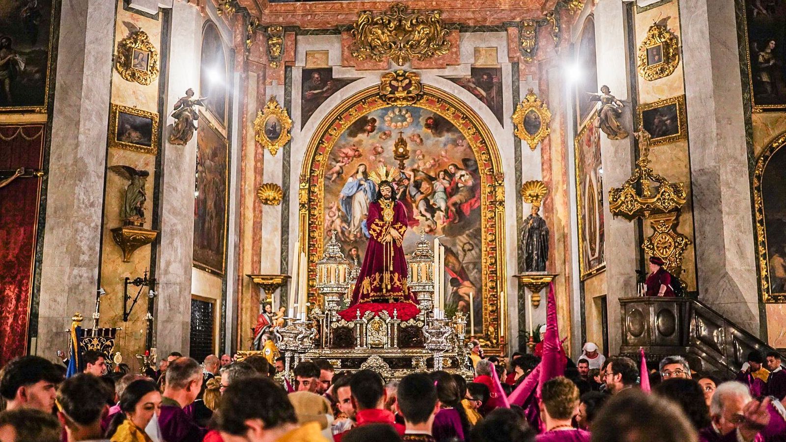 Imagen de Jesús del Rescate en la Parroquia de Santa María Magdalena en Granada