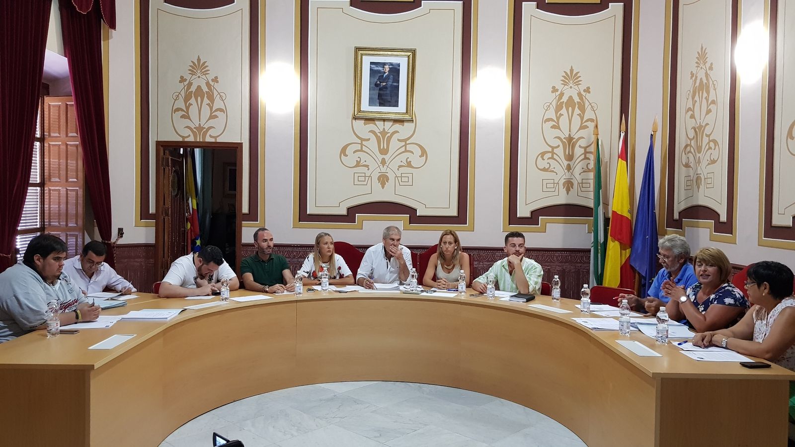 Un momento del pleno belmezano.