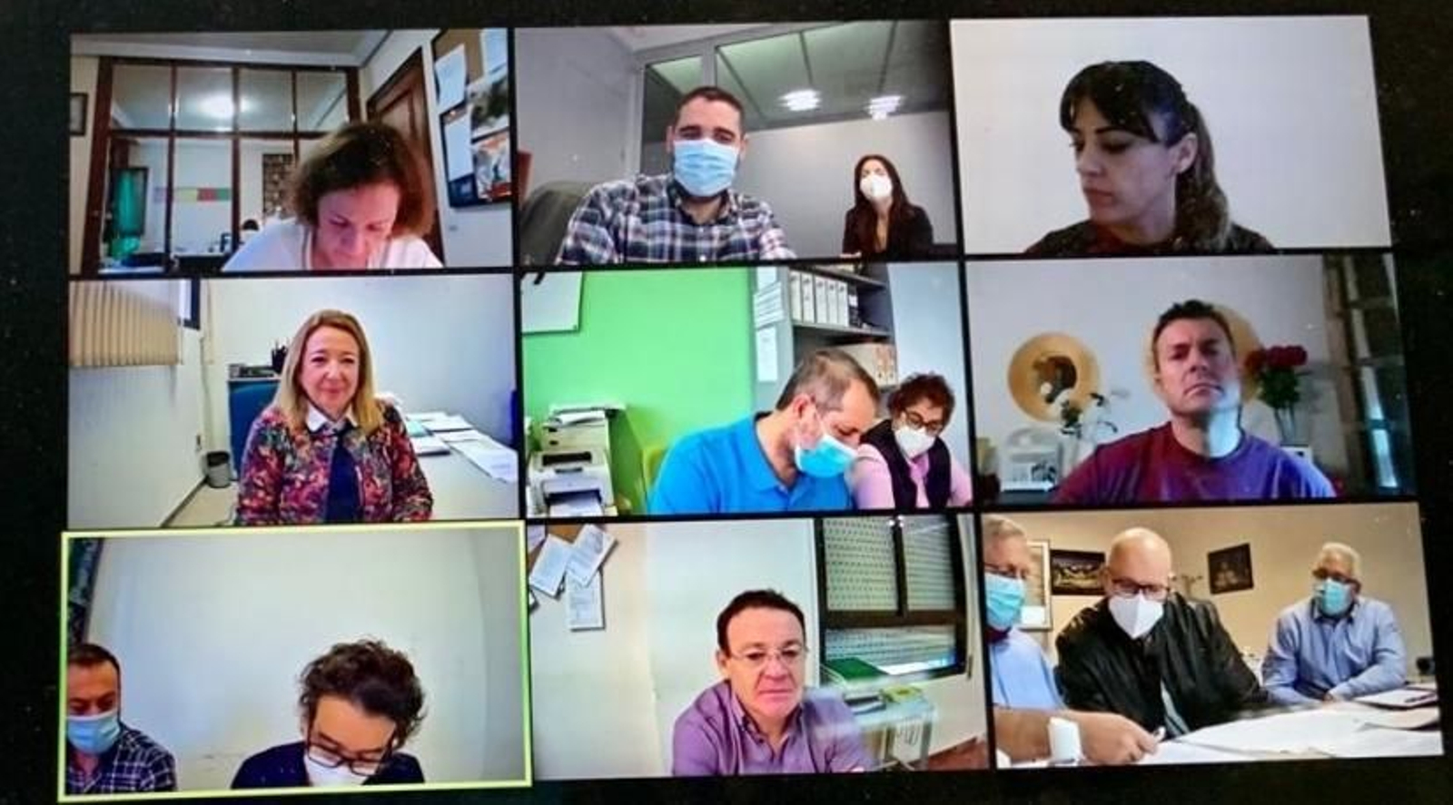 Reunión del concejal de Función Pública con los representantes sindicales en la Mesa de Negociación