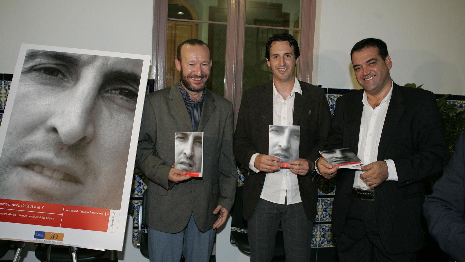 Amérigo escribió mano a mano con Txabi Ferrero el libro 'Unai Emery, de la A a la Y'