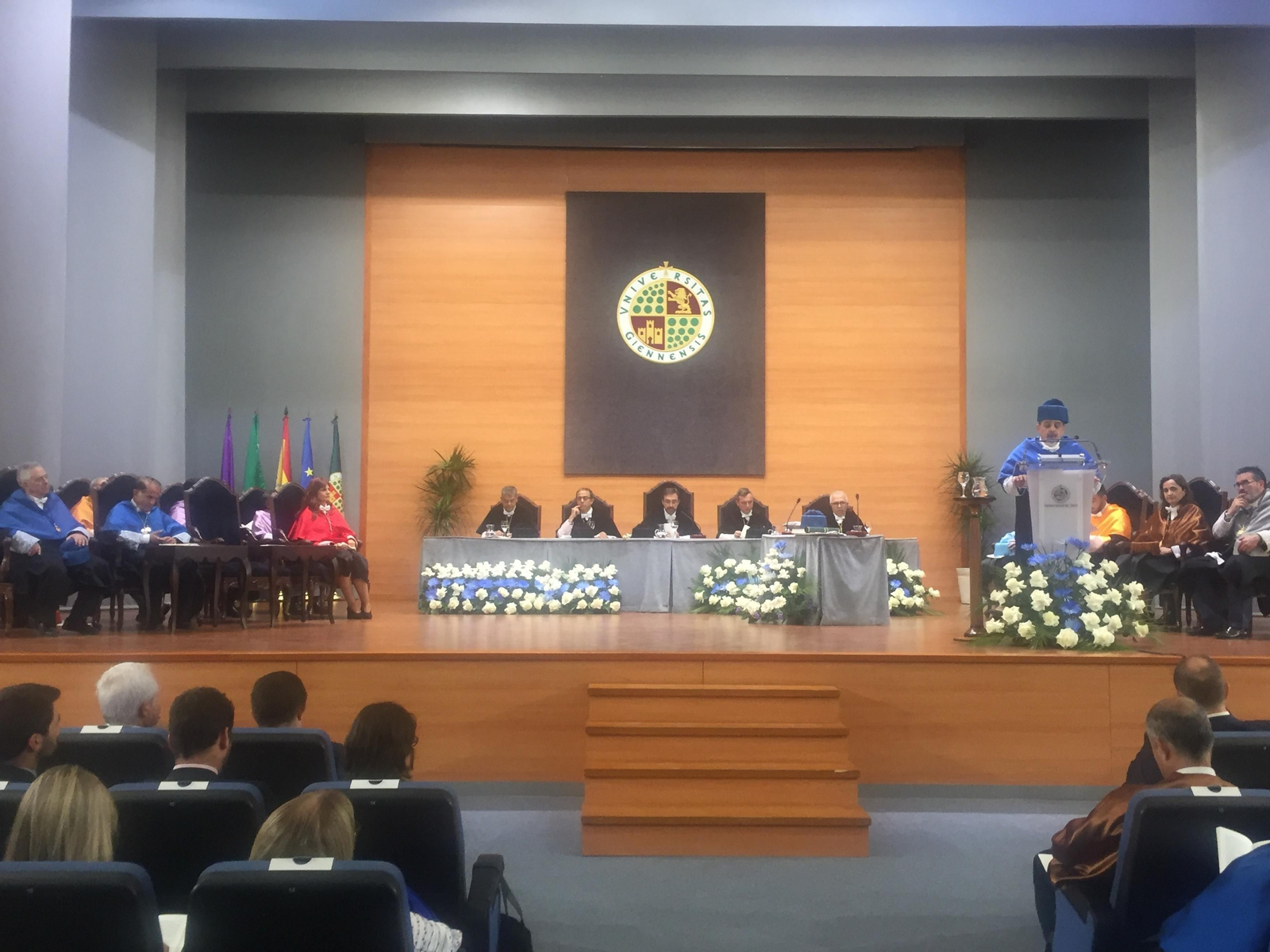 Antonio Pascual, investido doctor honoris causa por la Universidad de Jaén