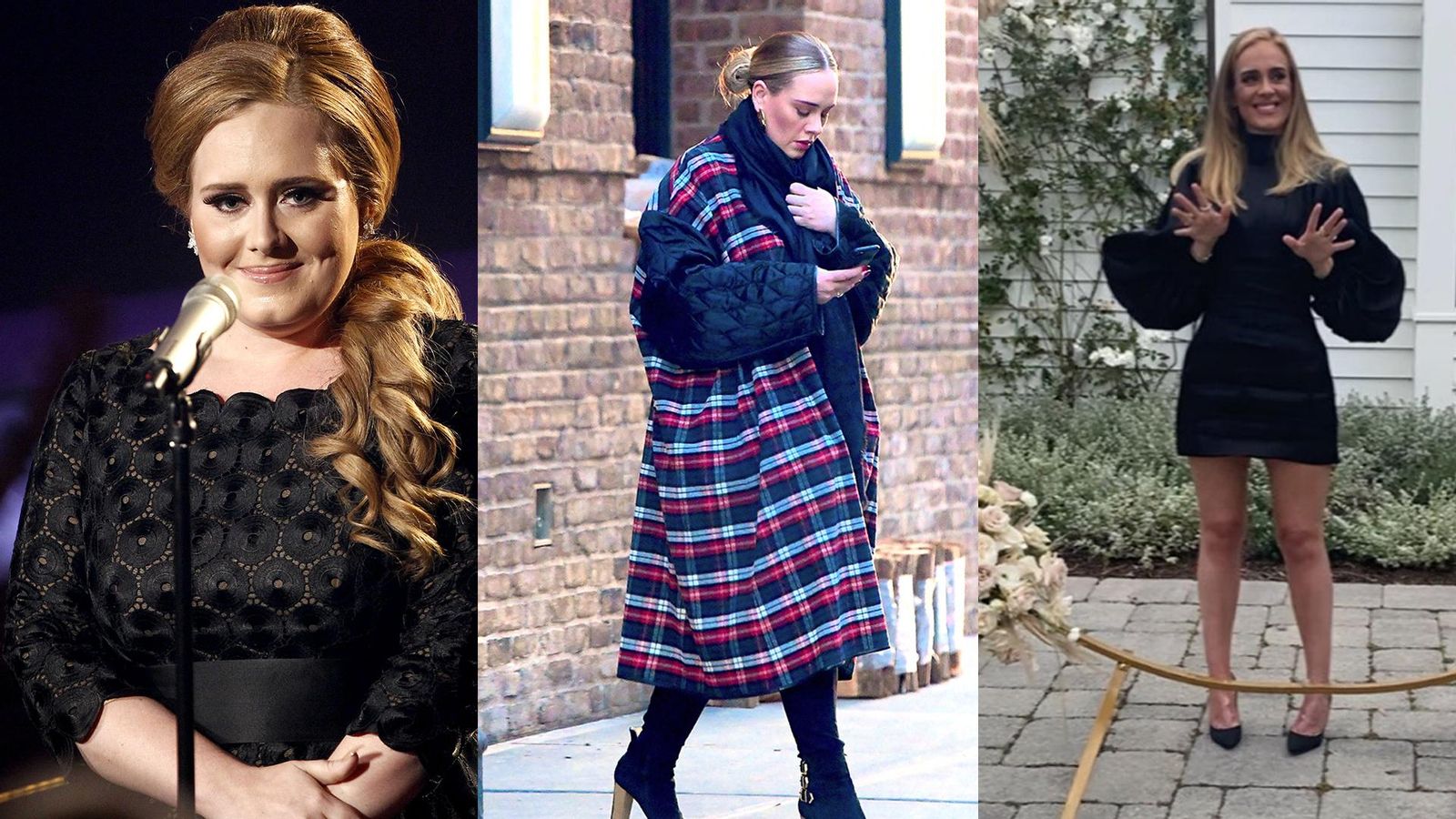 La evolución de Adele a lo largo de los últimos meses.