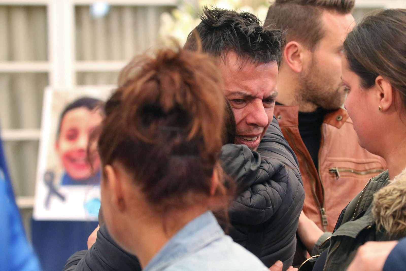 Las imágenes de la capilla ardiente por Gabriel