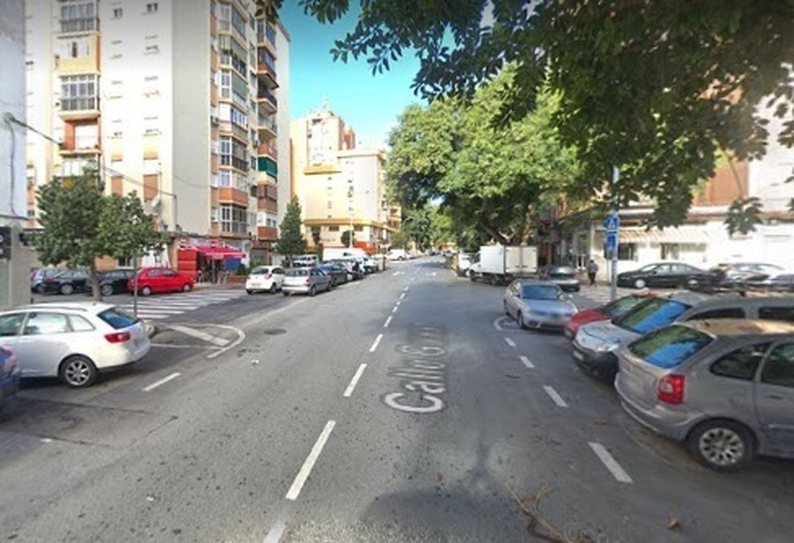Calle Gaucín, donde se han producido los hechos