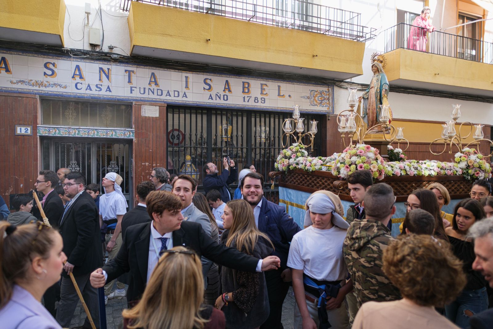 Las imágenes de la procesión de la Virgen Milagrosa de Triana