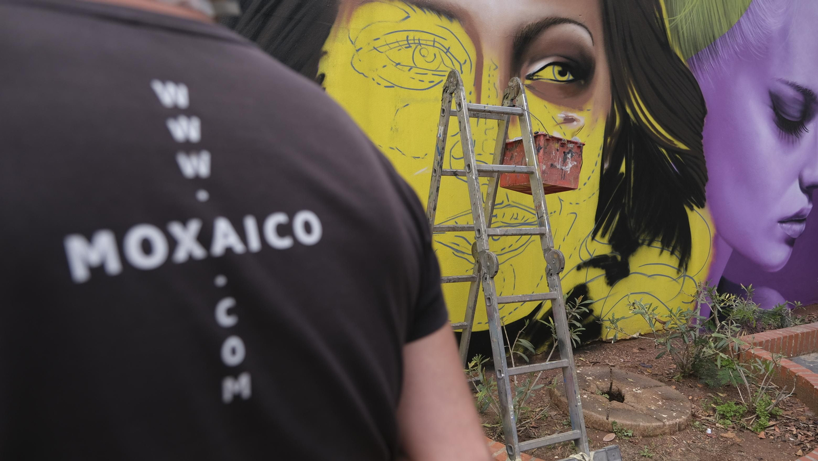 Moxaico, talento muralista almeriense