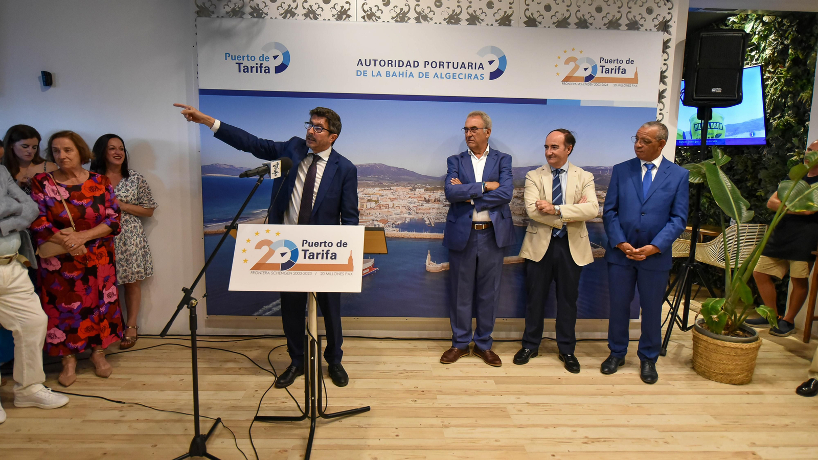 Celebración del 20 aniversario de la declaración como frontera Schengen del Puerto de Tarifa