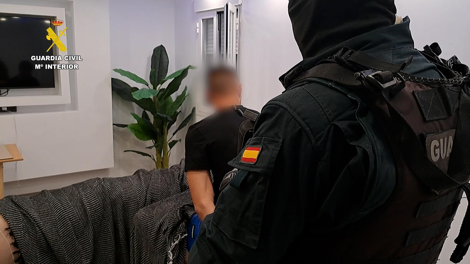 Una de las detenciones llevadas a cabo por la Guardia Civil.
