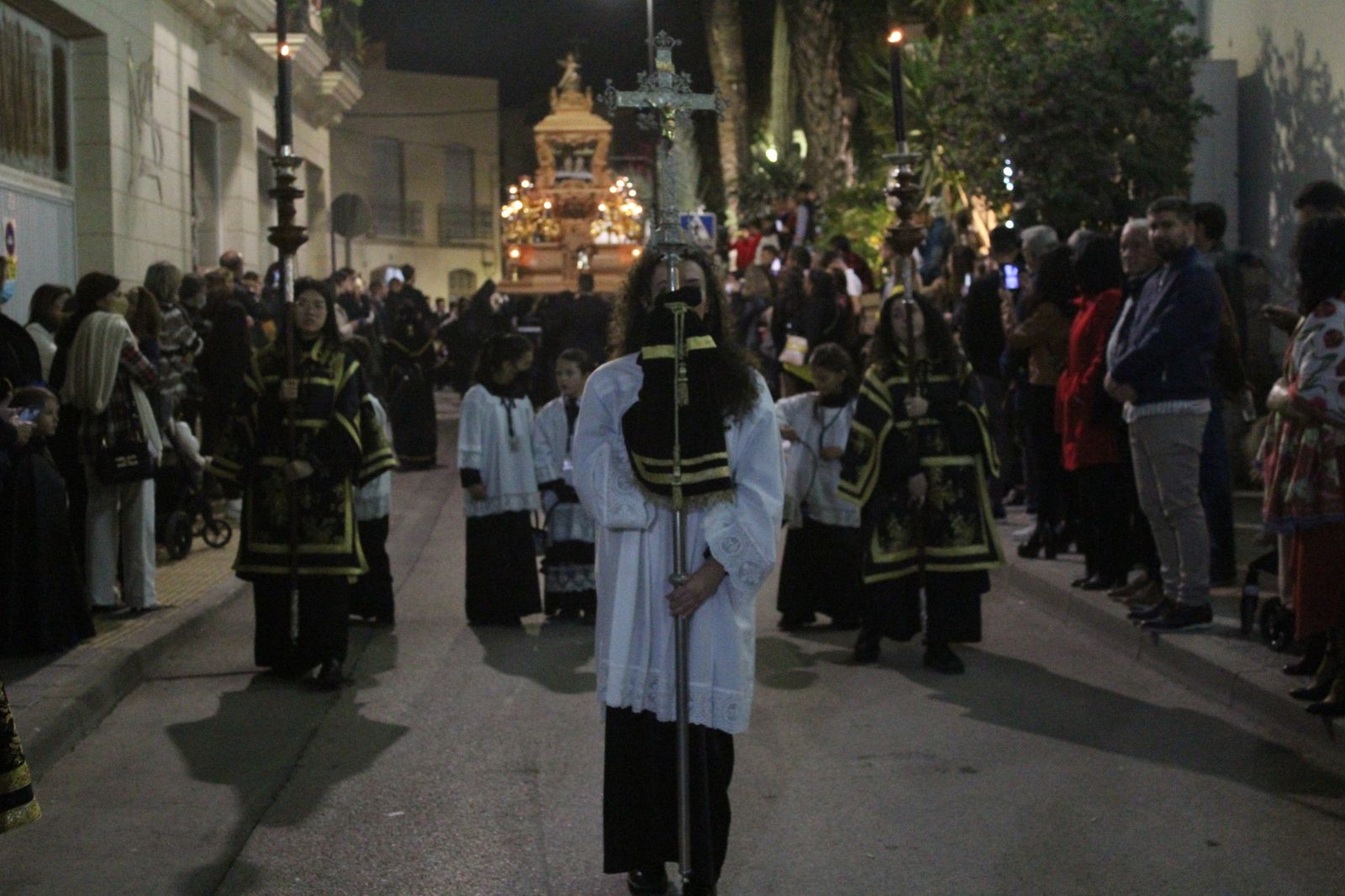 La procesión del Santo Entierro en Vera, en imágenes
