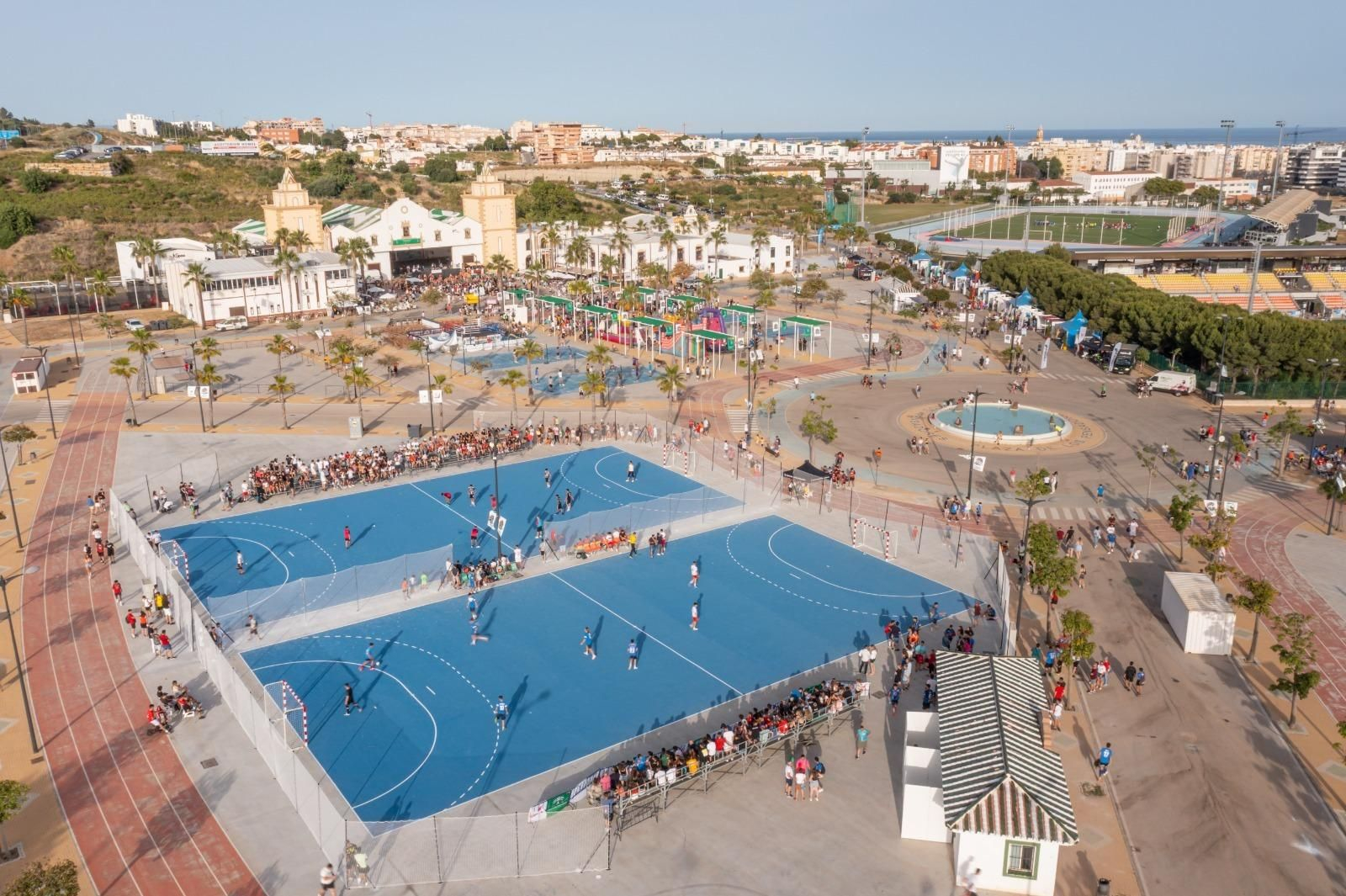 Las instalaciones del el Parque Ferial y Deportivo de Estepona.