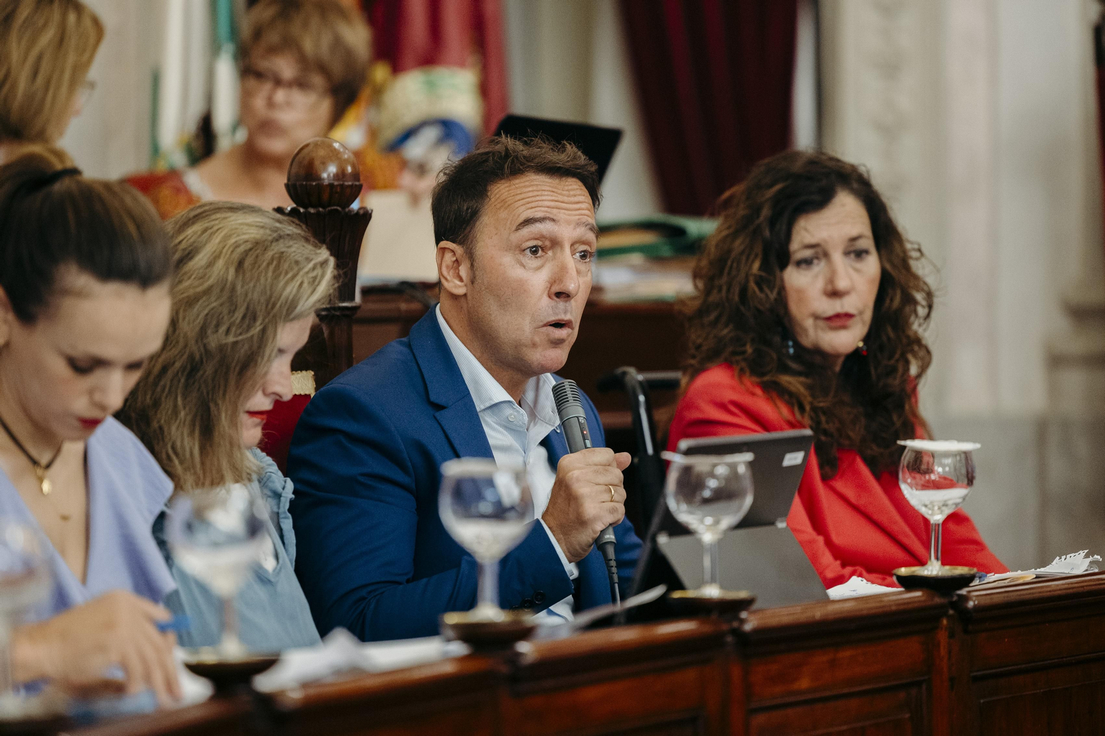 El primer teniente de alcalde del Ayuntamiento de Cádiz, José Manuel Cossi, en un Pleno.