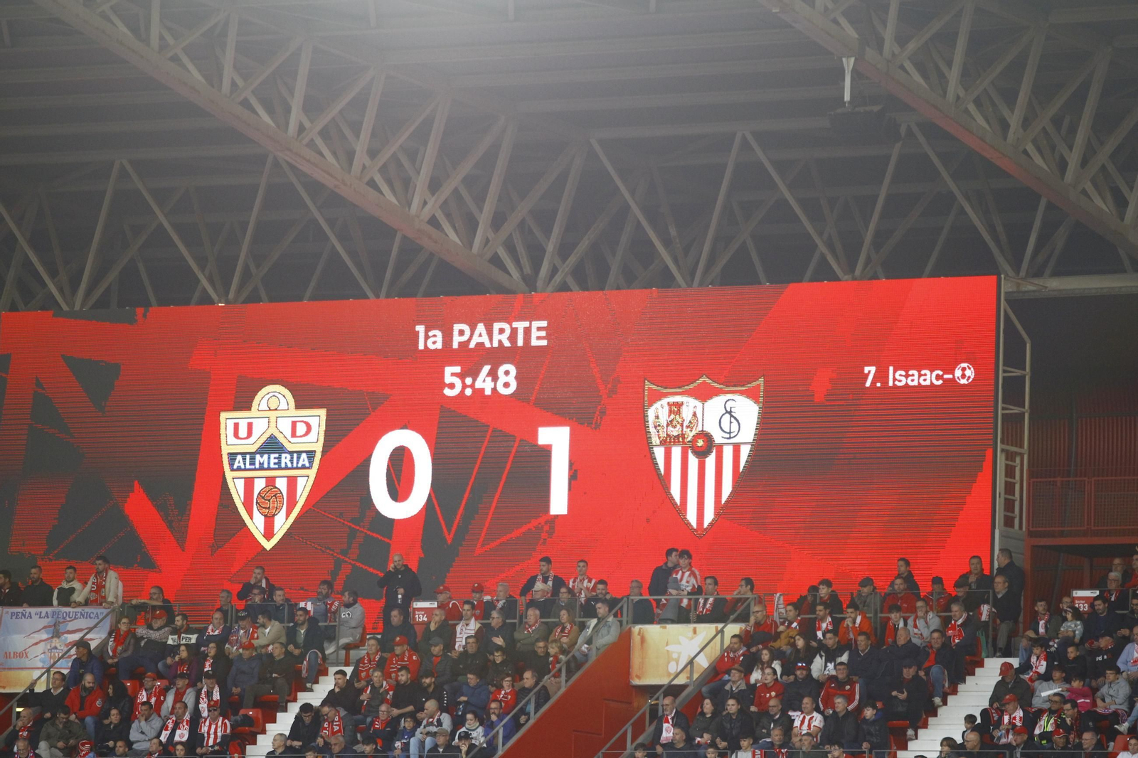 La U.D. Almería destroza al Sevilla C.F. en la Copa del Rey