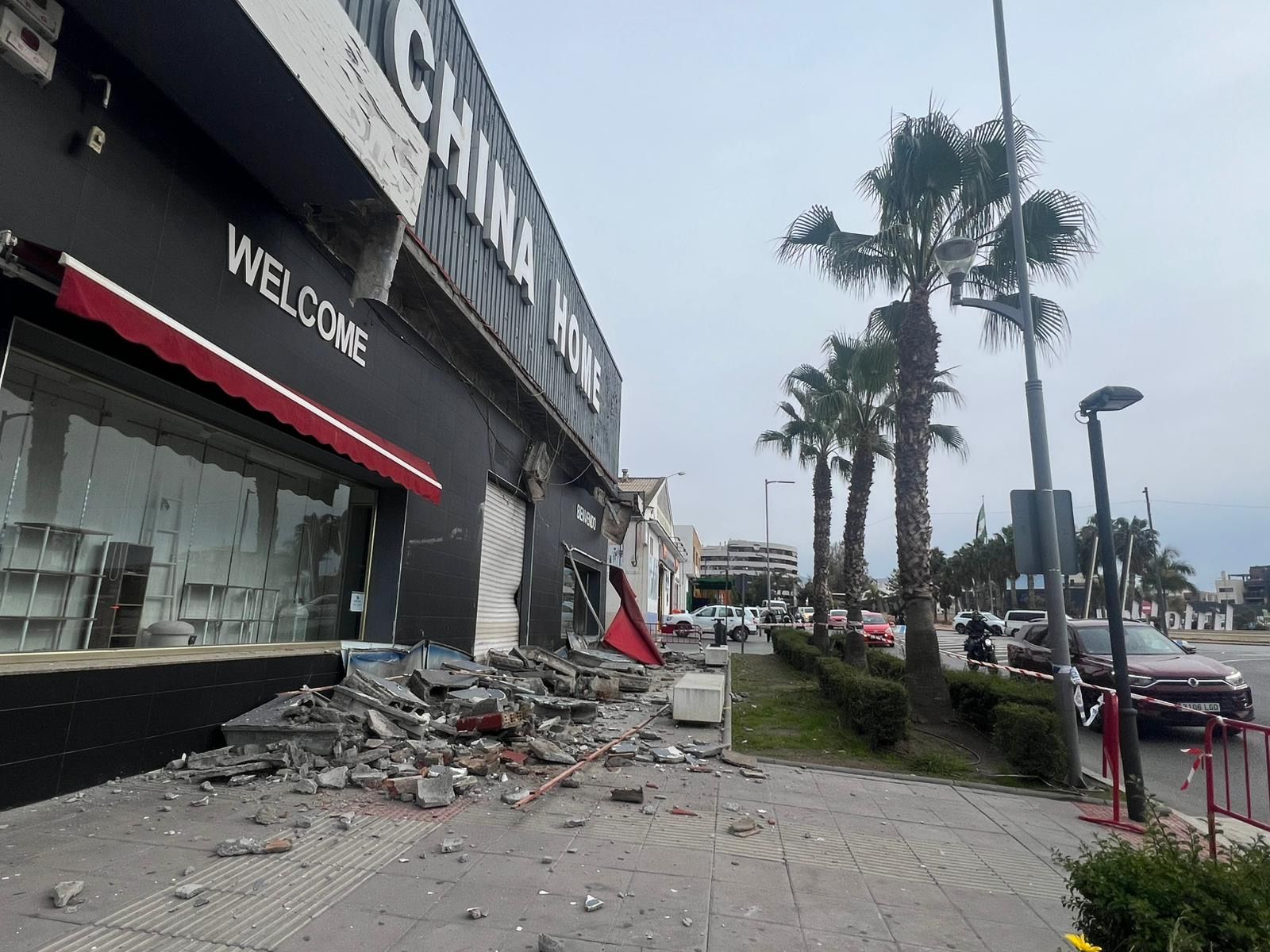 La Policía Local ha precintado la zona