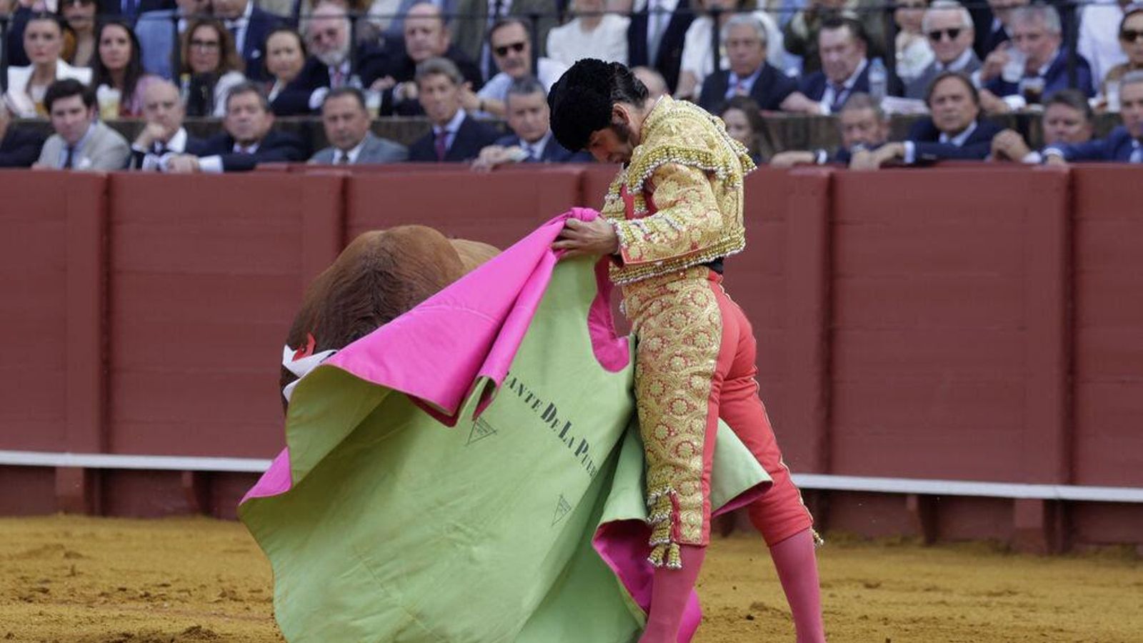 Morante, el Domingo de Resurrección de 2023, vestido como Joselito en Talavera en 1920.