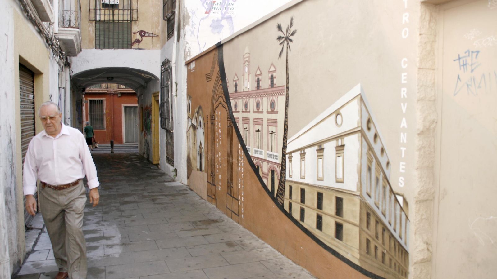 La calle del Arco del centro histórico