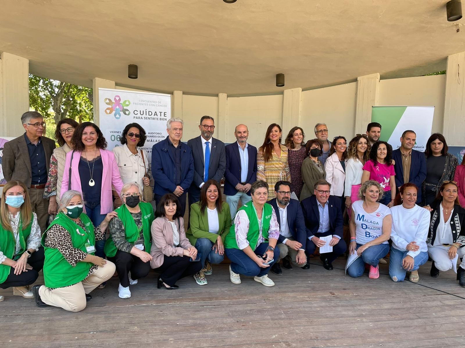 primer encuentro de asociaciones malagueñas de voluntarios vinculadas al cáncer.