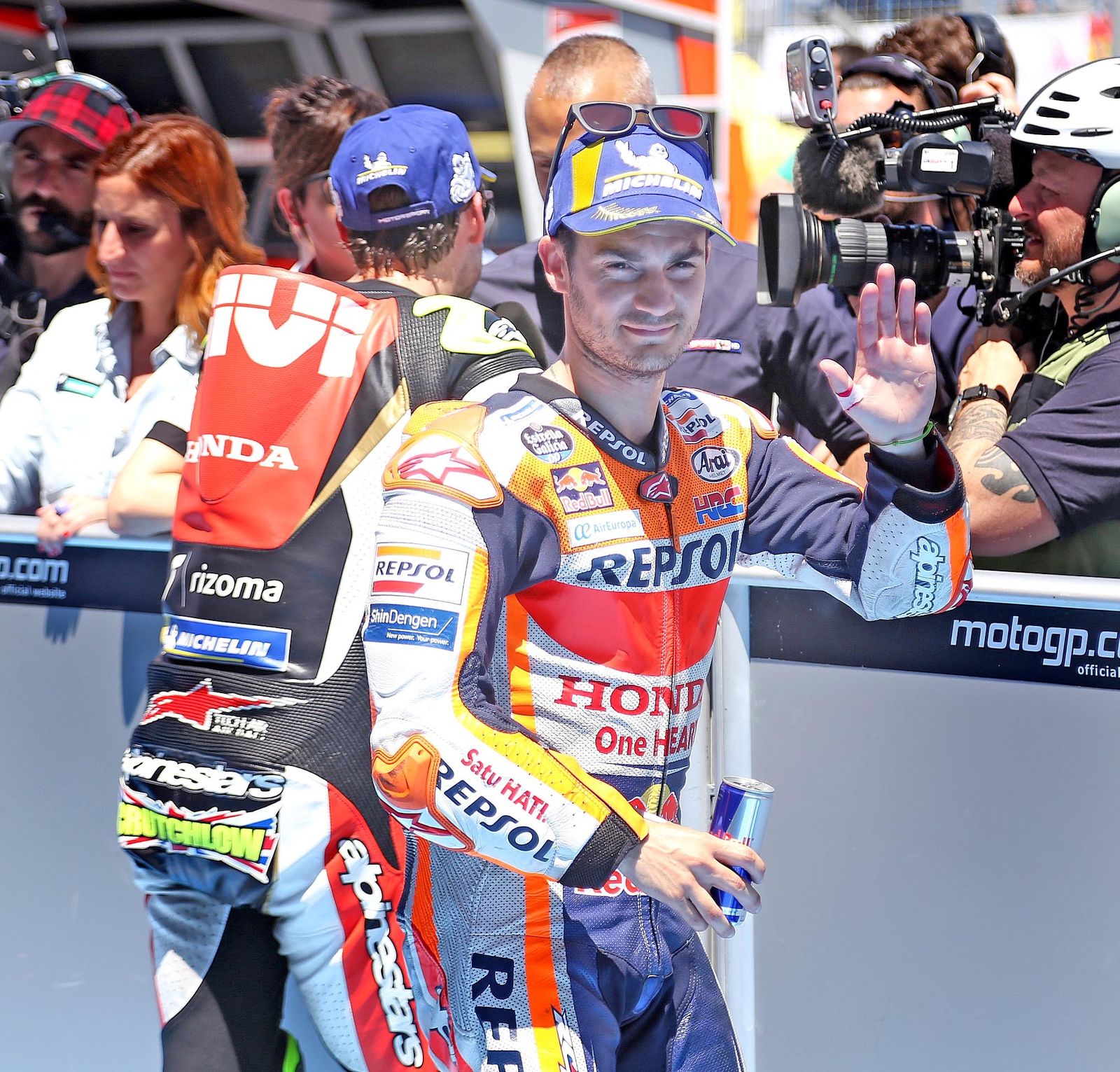 Pedrosa, en el pasado Gran Premio de España.