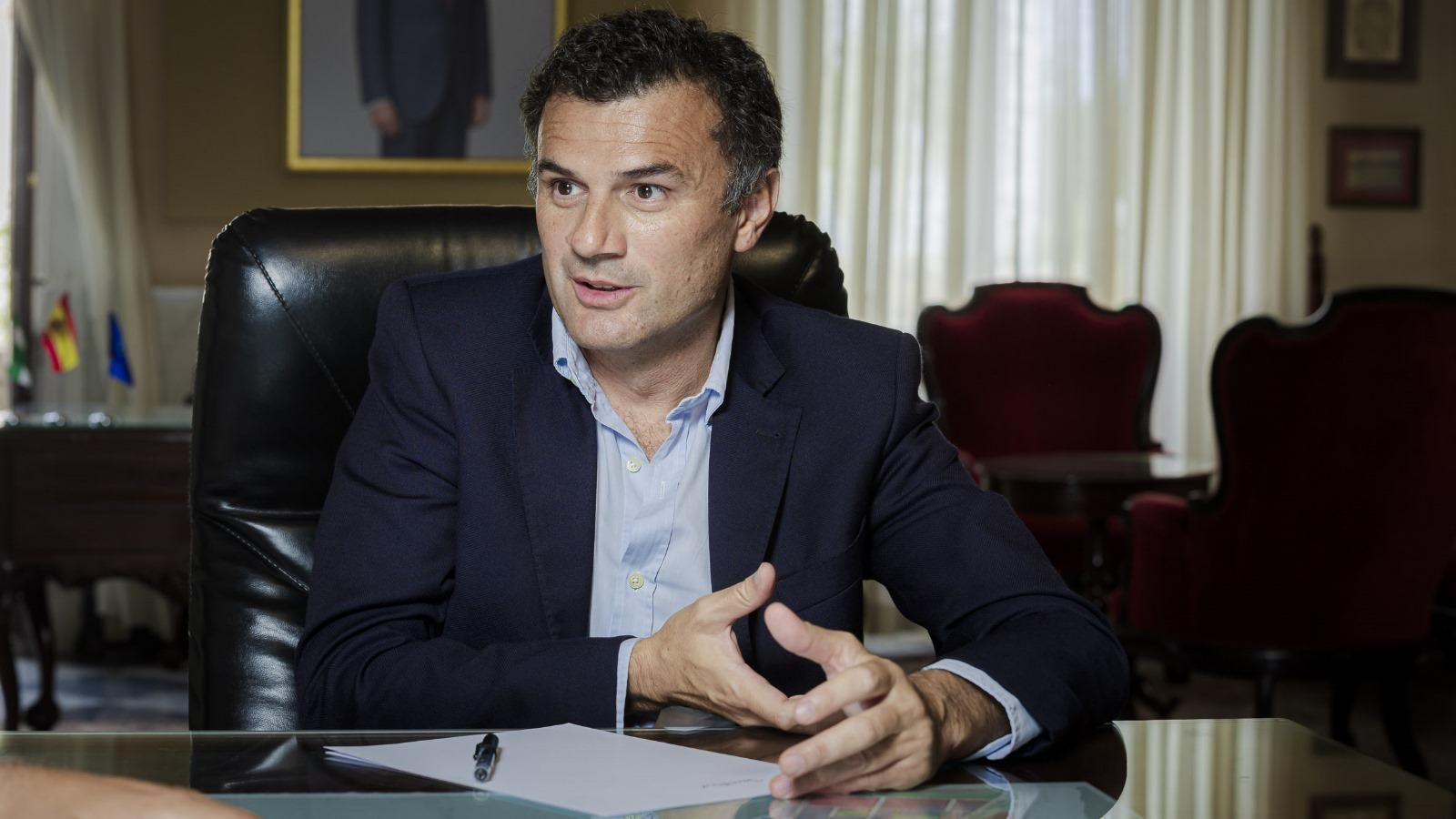 El alcalde de Cádiz, Bruno García, en una entrevista concedida a este periódico esta semana.
