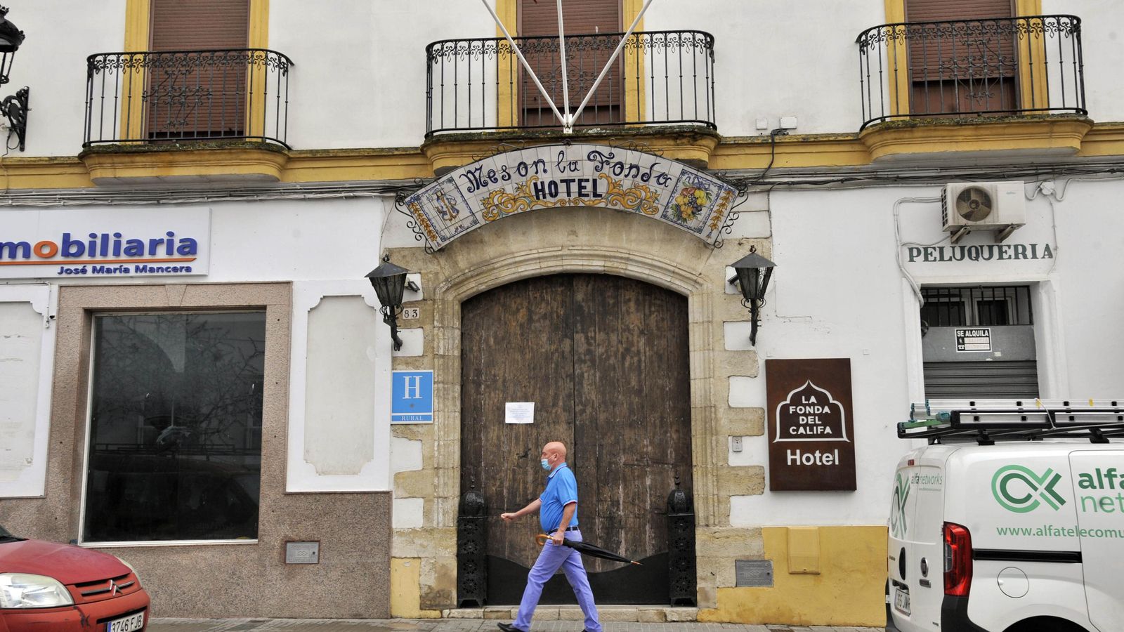 El mesón y hotel La Fonda, un histórico de Arcos, esta semana