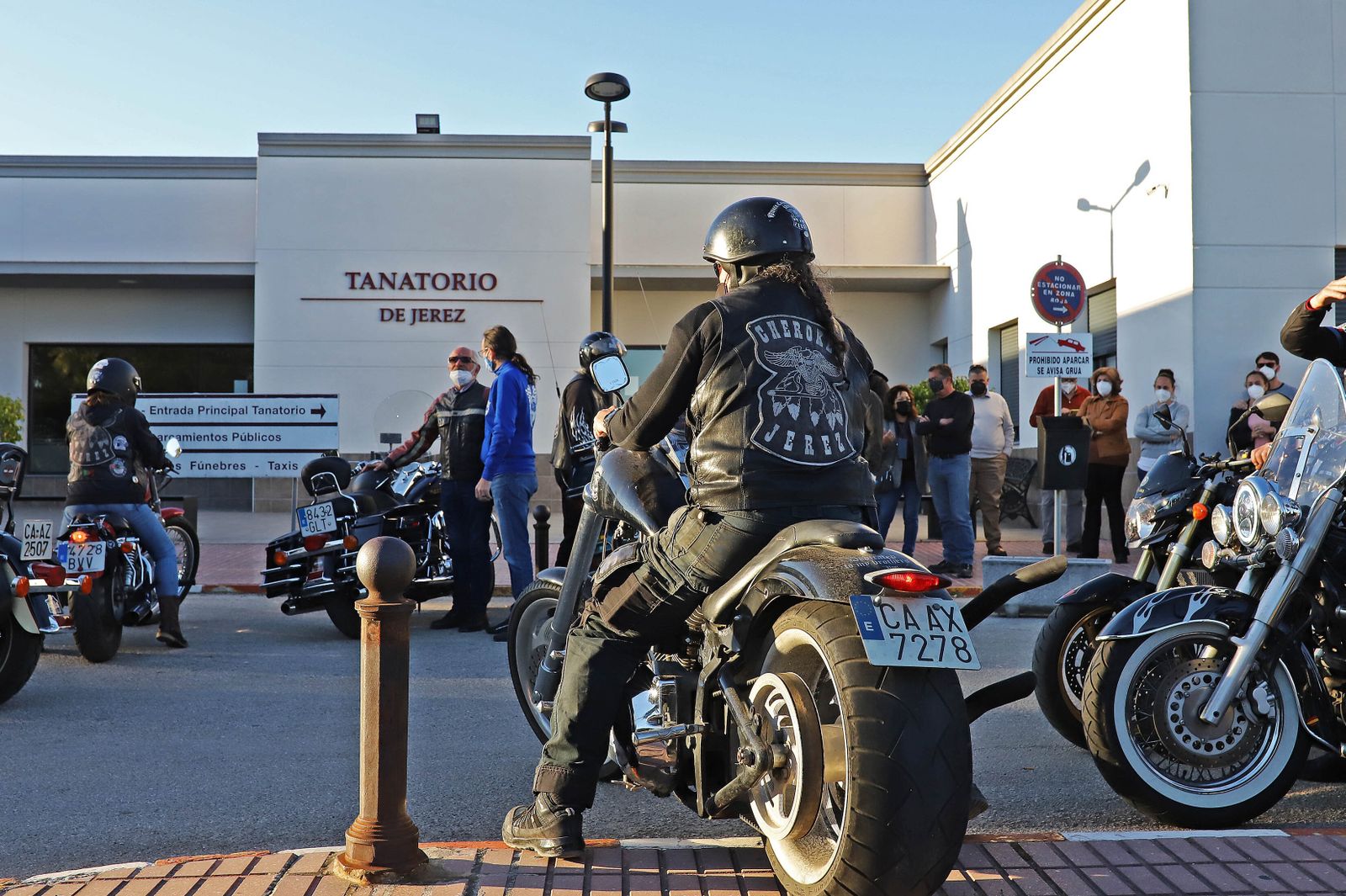 Caravana motera en homenaje a Carlos Ruiz