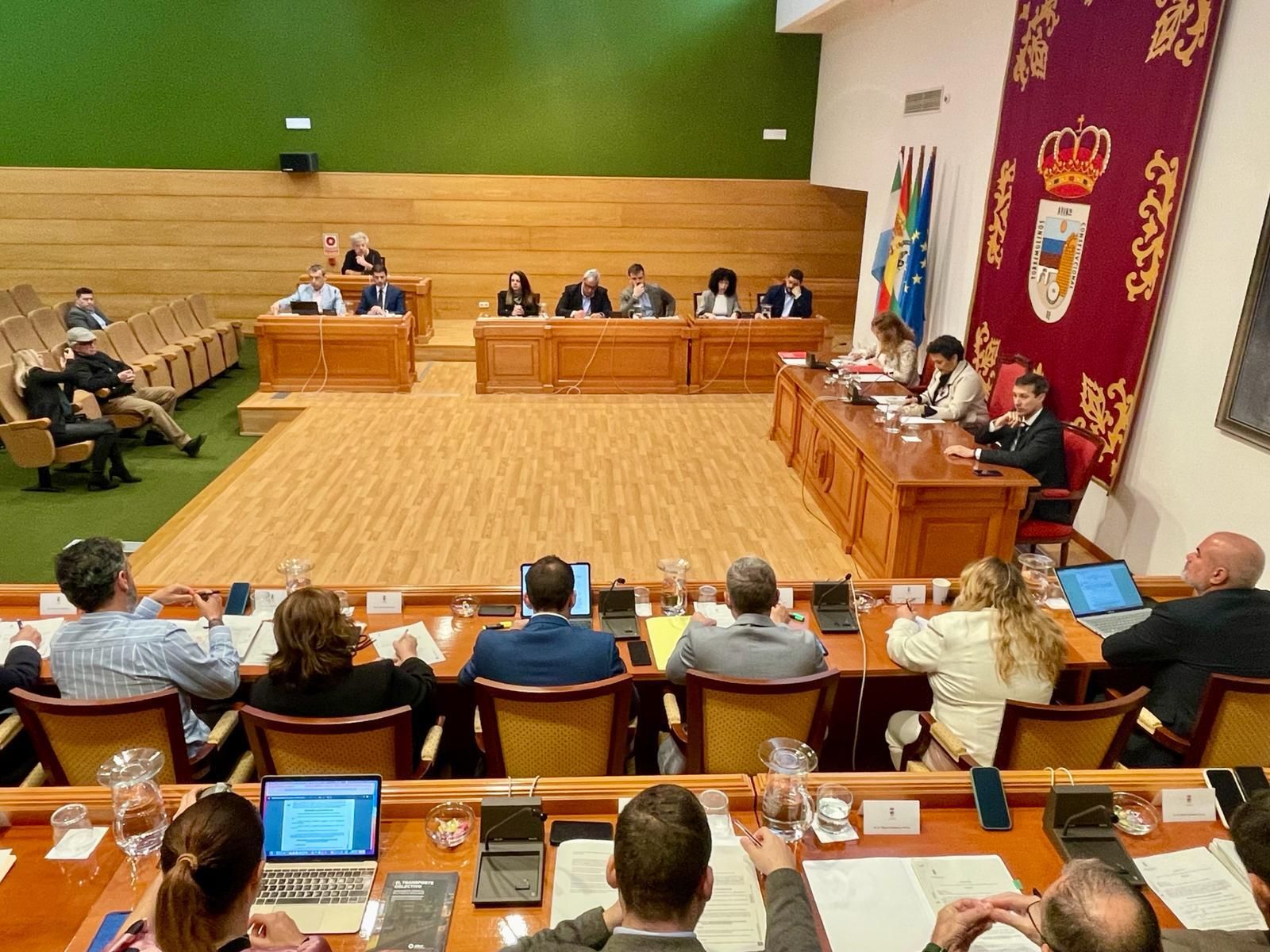 Un momento del Pleno celebrado este miércoles.