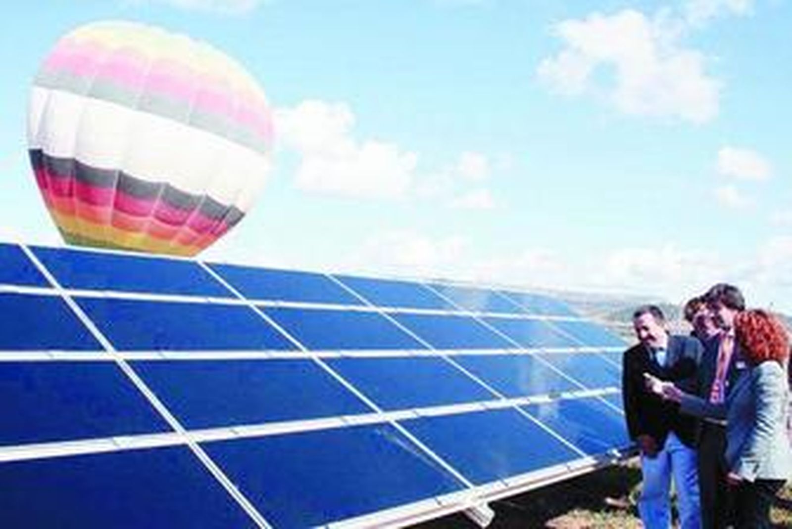 Huerto solar instalado en el término municipal de Antequera.