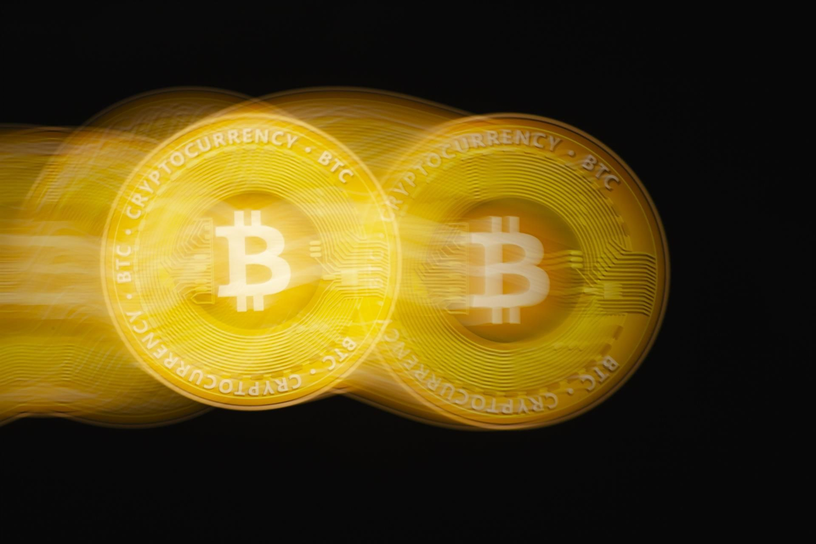 Representación virtual del bitcoin.