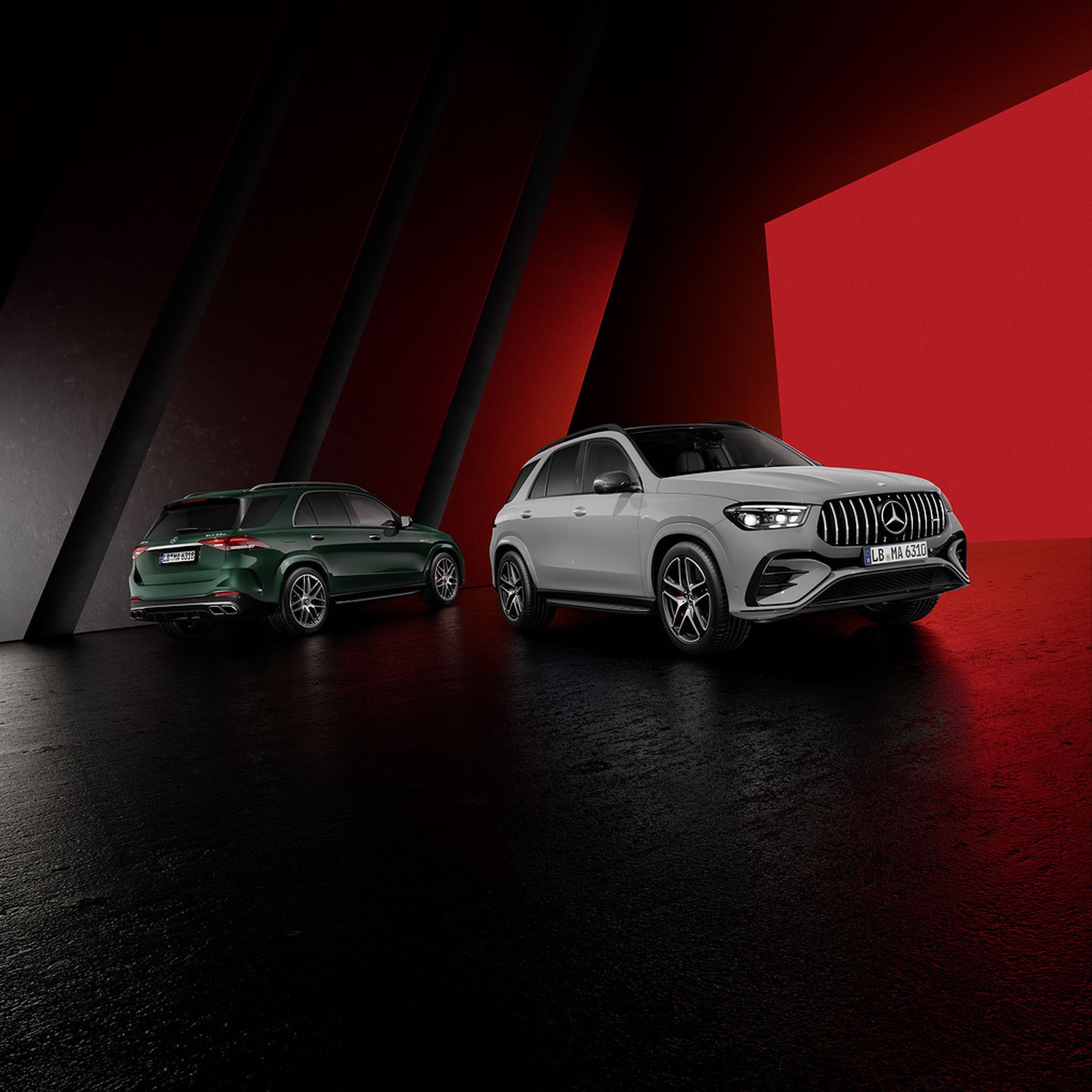 Los mayores cambios de aspecto que incluirá el GLE están en la zona frontal y, particularmente, en parrilla y faros.