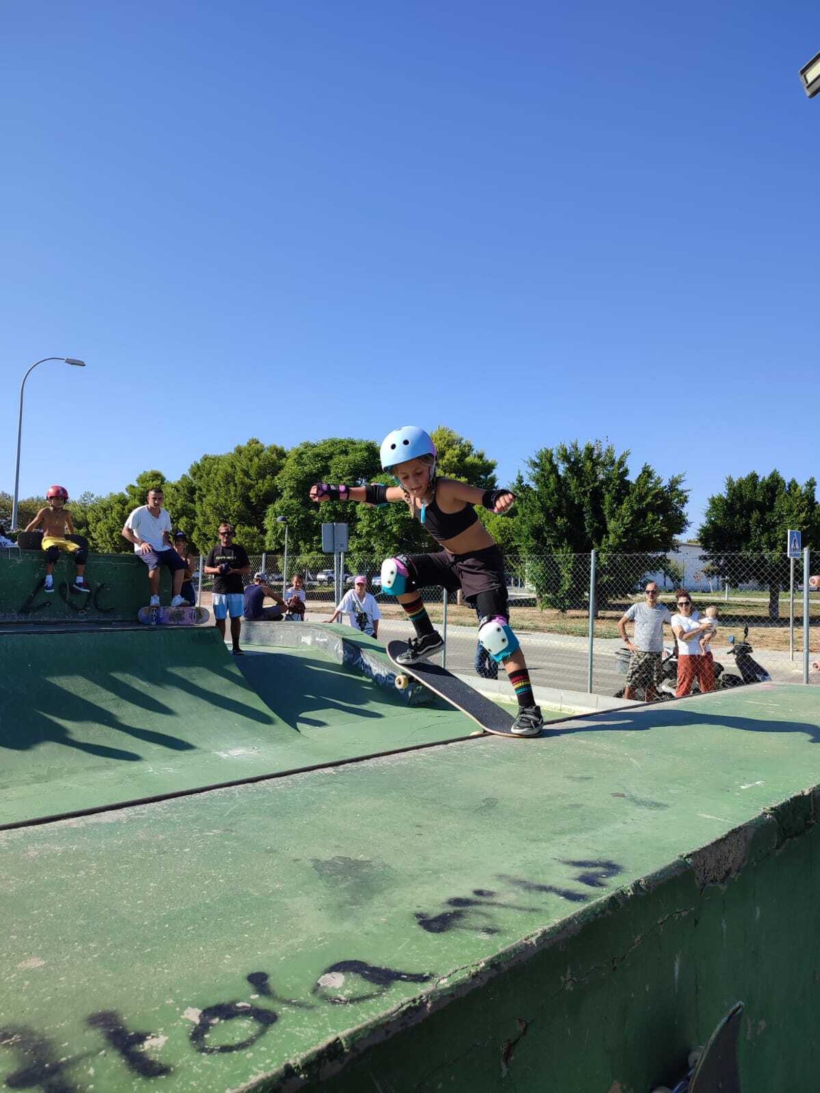 La participante más pequeña, que solo tiene 7 años.