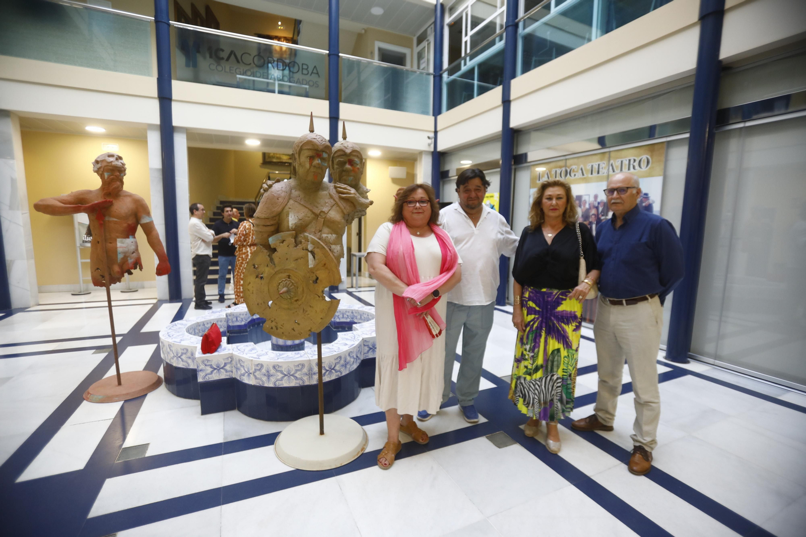 La exposición 'Menos es Más' de Belmonte en el Colegio de Abogados de Córdoba, en imágenes