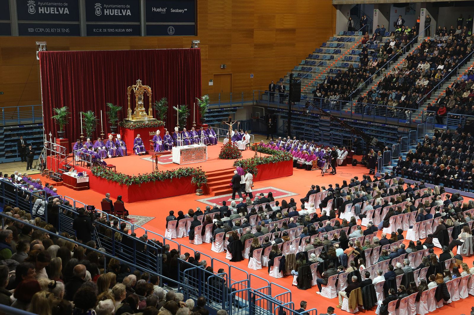 Fotografías de la misa funeral por las víctimas del accidente de tren en Adamuz