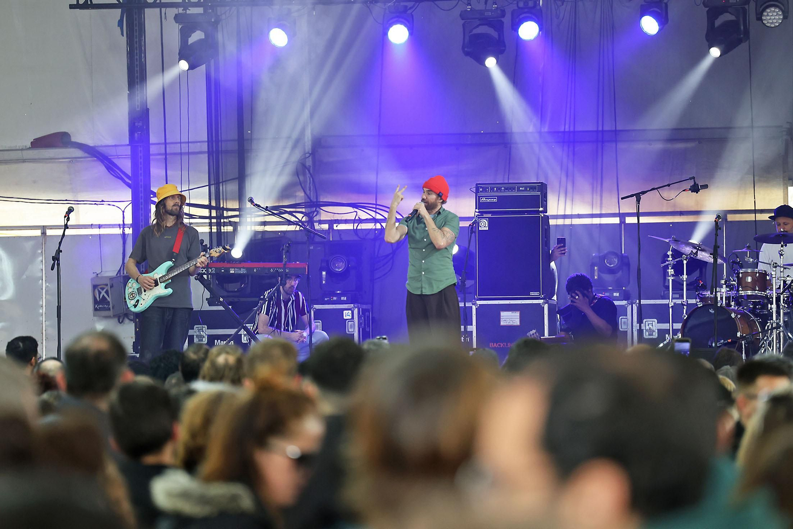 Imágenes del concierto de Macaco en el parque Alonso Sanchez