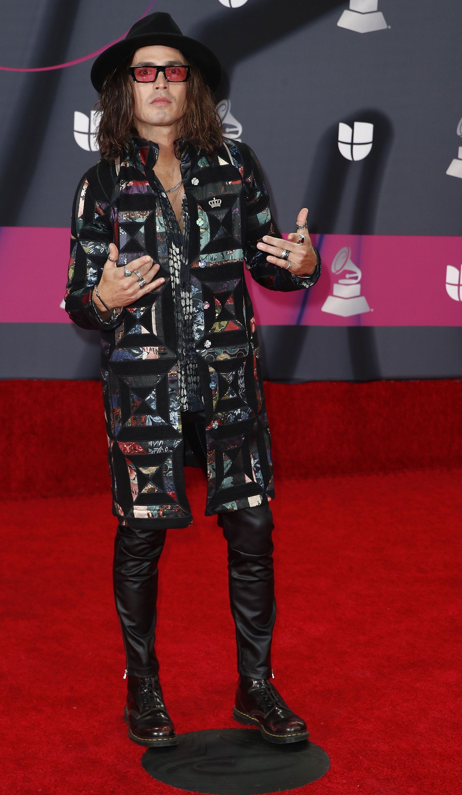 La alfombra roja de los Grammy latinos