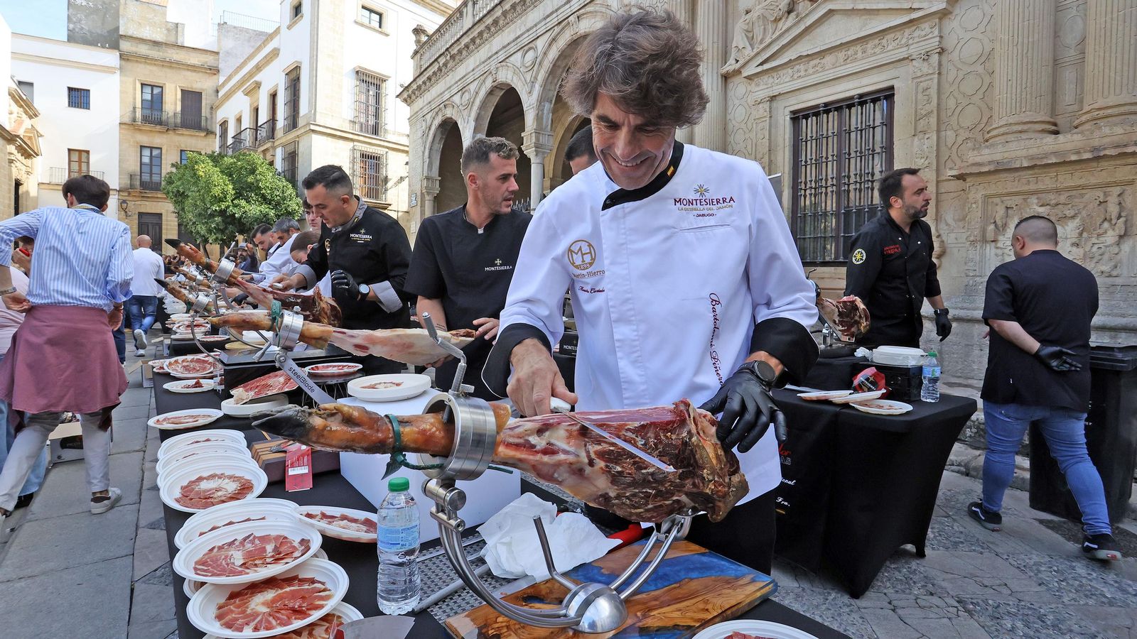Cortadores de Jamón a benefício de los Reyes Magos de Jerez
