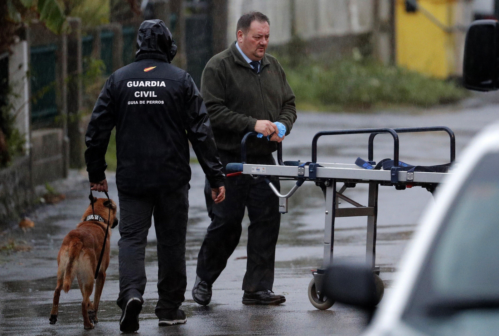 La búsqueda de Diana Quer en Rianxo, en imágenes