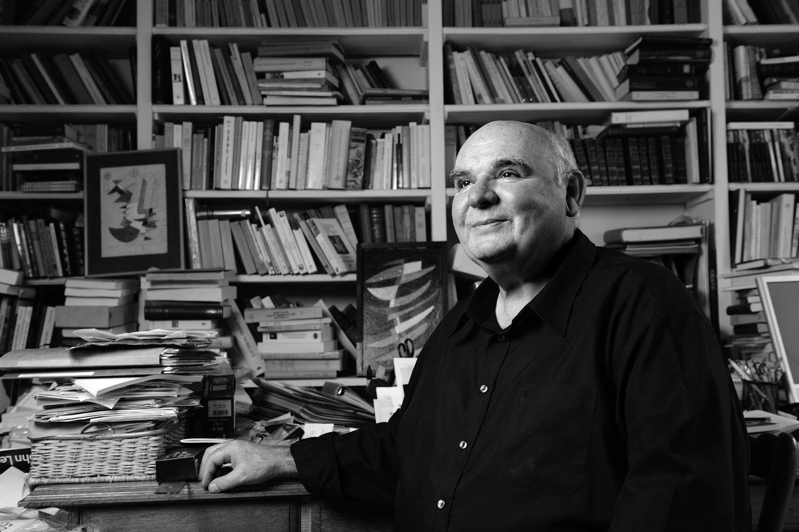 El historiador Michel Pastoureau, nacido en París en 1947.