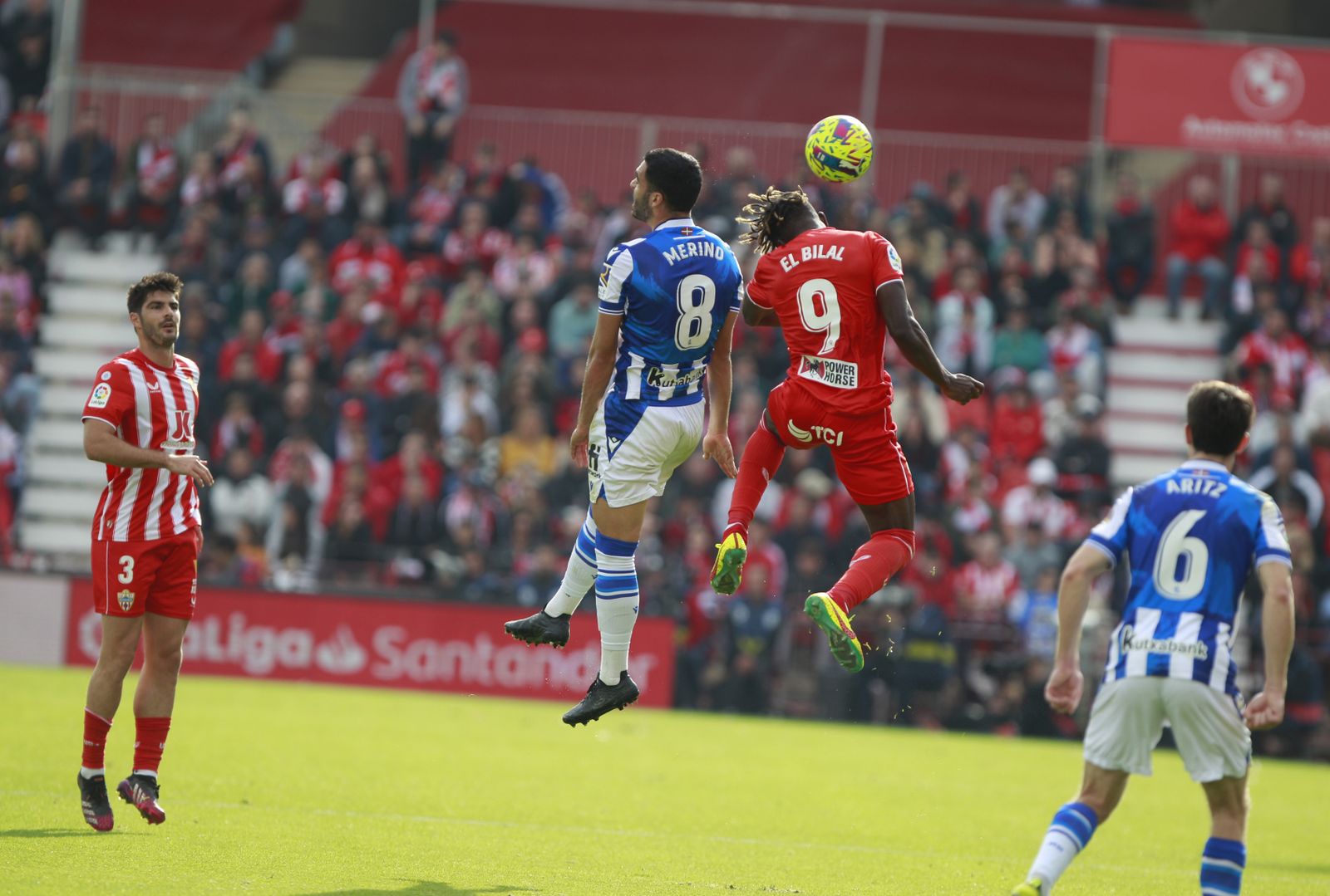 Imágenes del partido U.D. Almería-Real Sociedad