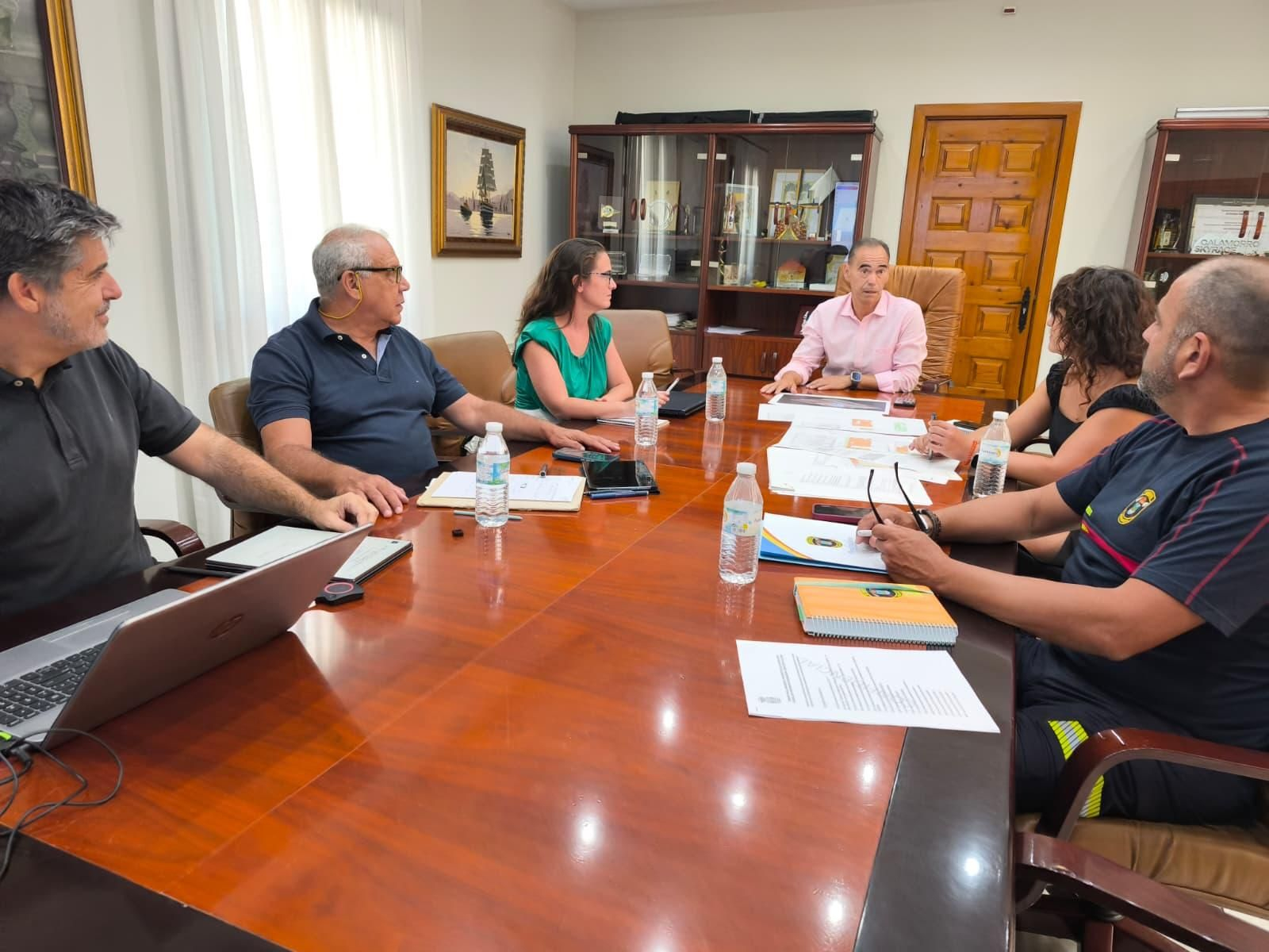 La reunión mantenida este lunes.