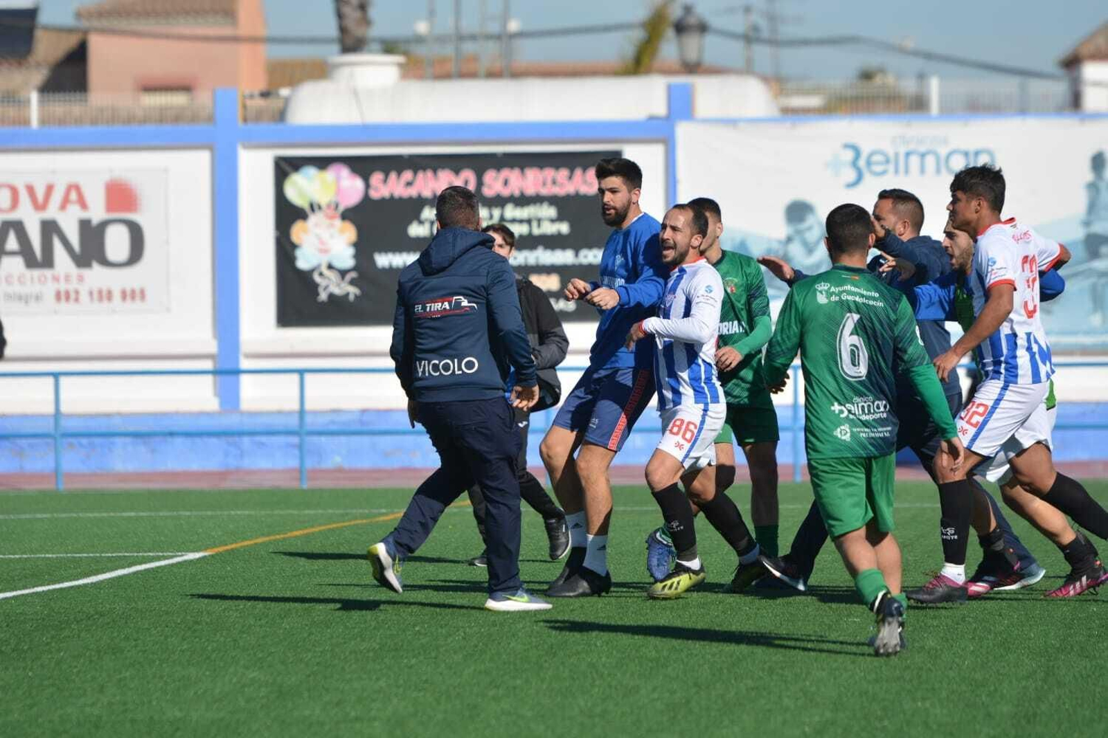El Guadalcacín ha sufrido un castigo muy severo por parte de la Andaluza. El Guadalcacín ha sufrido un castigo muy severo por parte de la Andaluza.