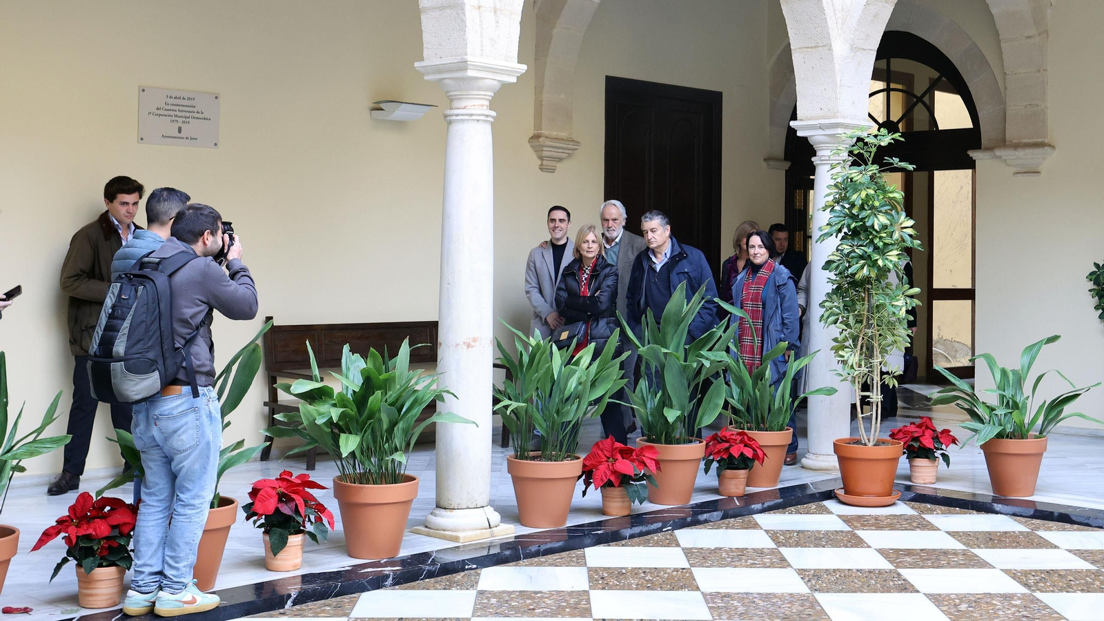 El consejero Sanz acude a la vacunación contra la gripe en Jerez