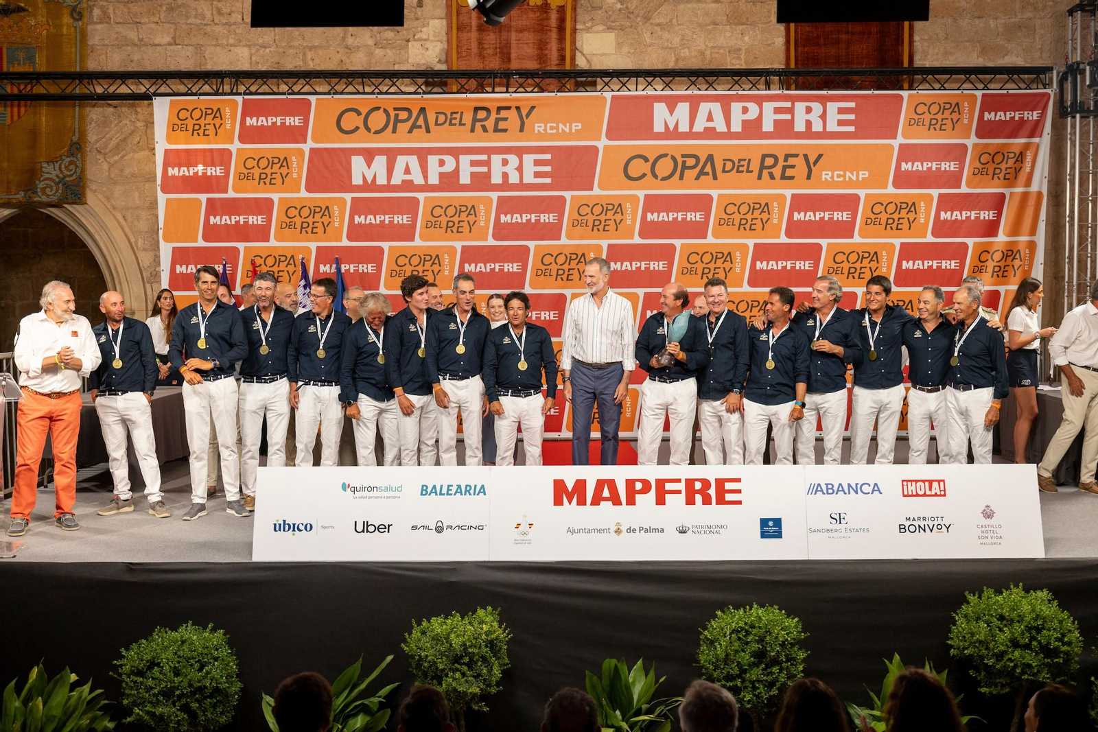 Las fotos de la entrega de premios de la Copa del Rey Mapfre de vela