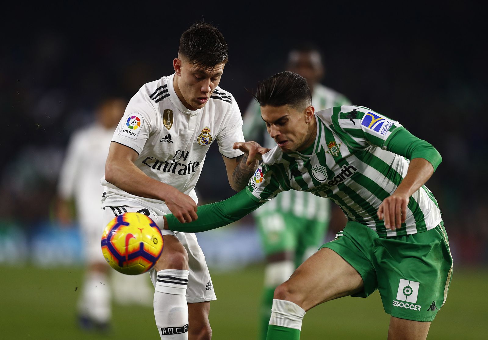 El Betis-Real Madrid, en imágenes.