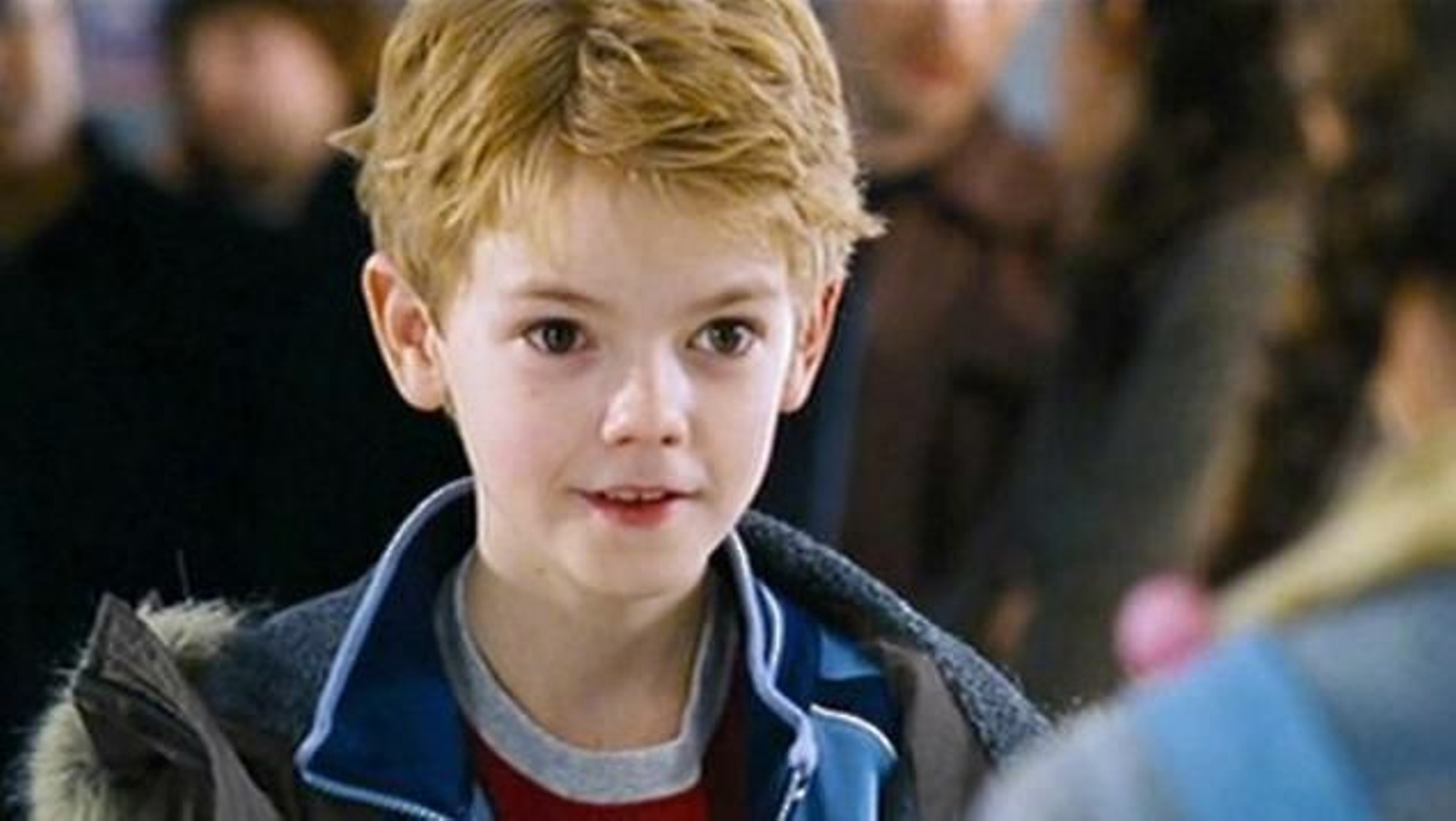 Thomas Brodie-Sangster en 'Love Actually', película estrenada en 2003