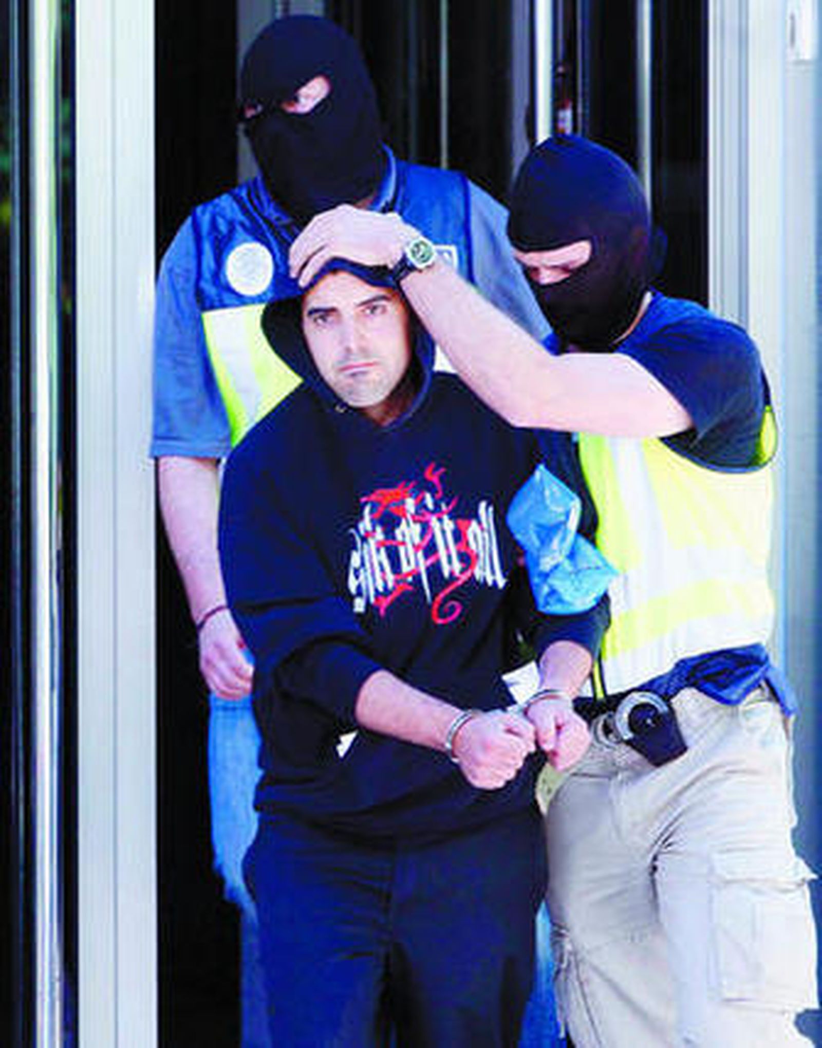 Uno de los detenidos en la operación antiterrorista.